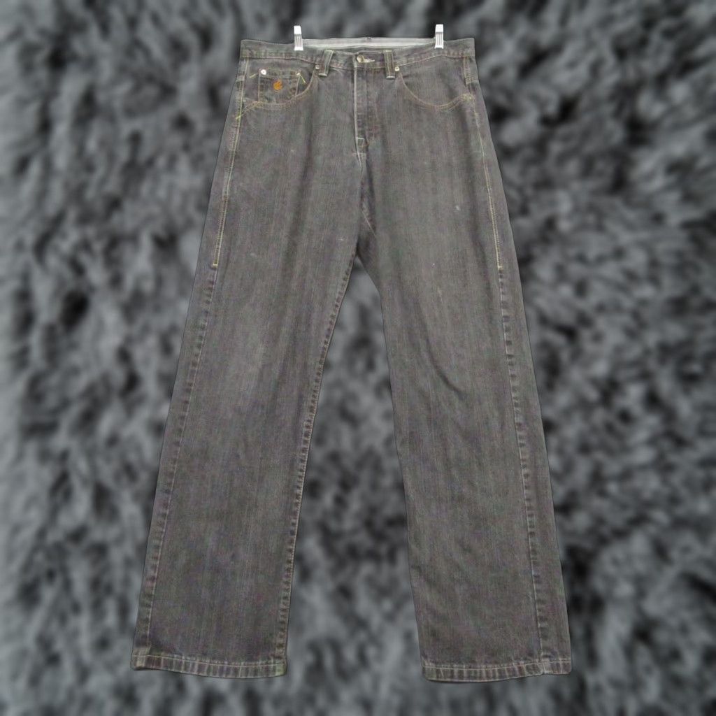 Rocawear Rocawear Jeans Men 36x33 Baggy Loose Fit Black Wash Denim Hip Hop Y2K Distressed Jeans Mens 36” Waist 33” Inseam Size US 36 / EU 52 - 1 Thumbnail