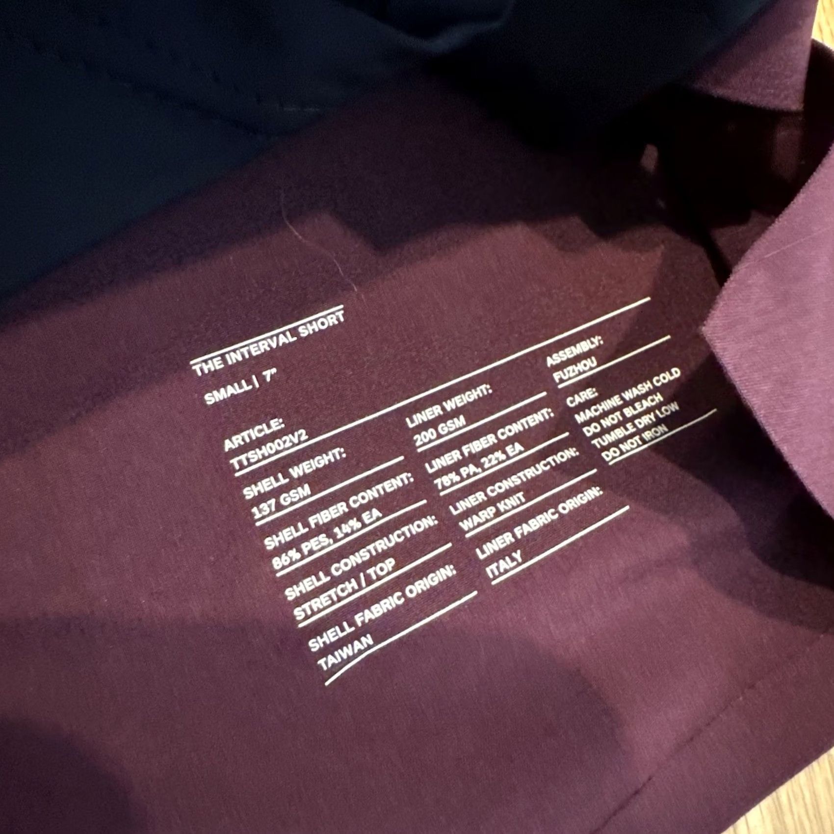 Ten Thousand VINTAGE Ten Thousand 7" Interval Active Running Shorts Mens S Maroon Athletic Outdoor Sports Size US 29 - 3 Thumbnail