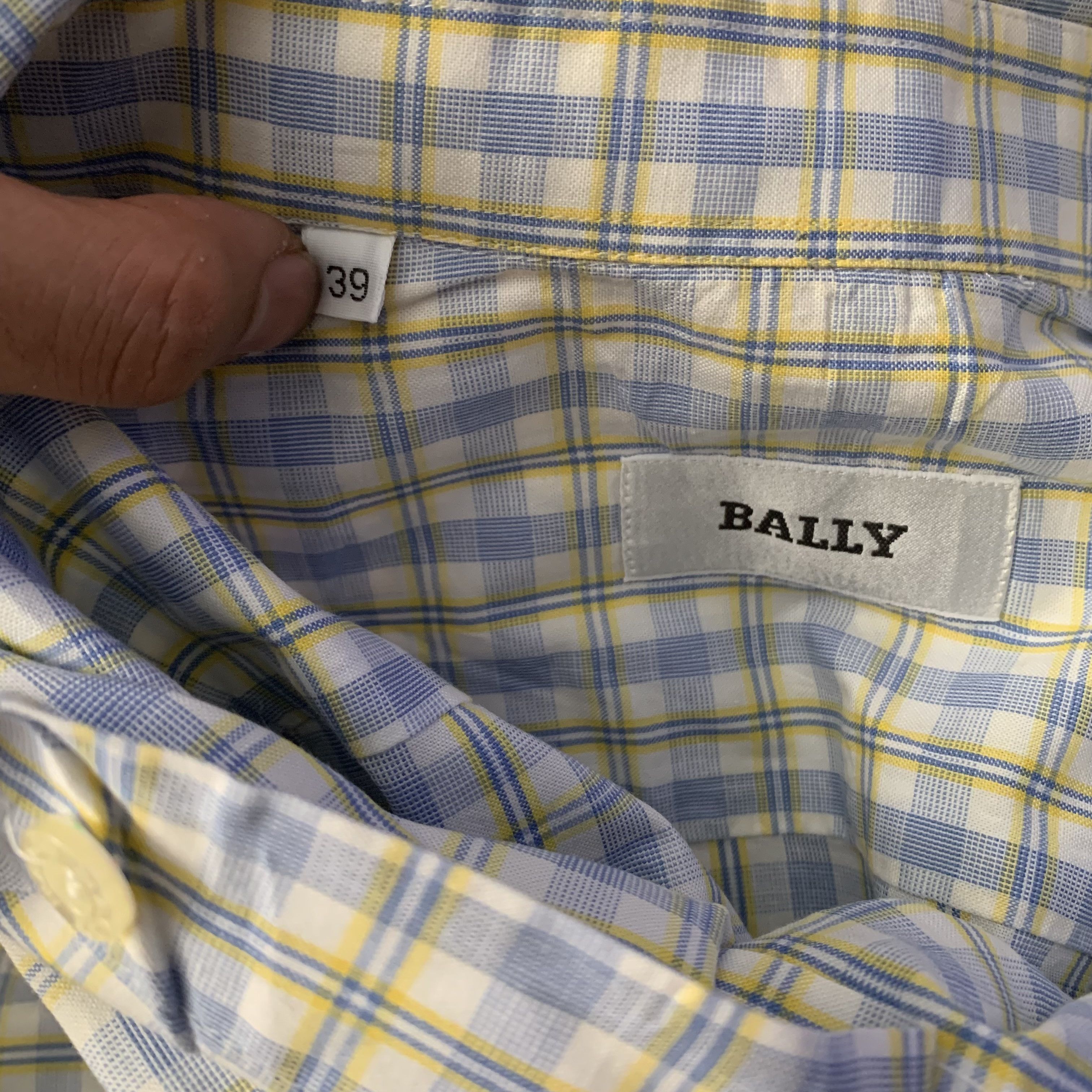 Bally Bally Plaid Shirt Size US L / EU 52-54 / 3 - 6 Thumbnail