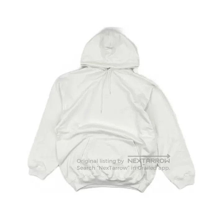 Balenciaga Balenciaga Logo Hoodie for Men in White. Size US M / EU 48-50 / 2 - 2 Thumbnail