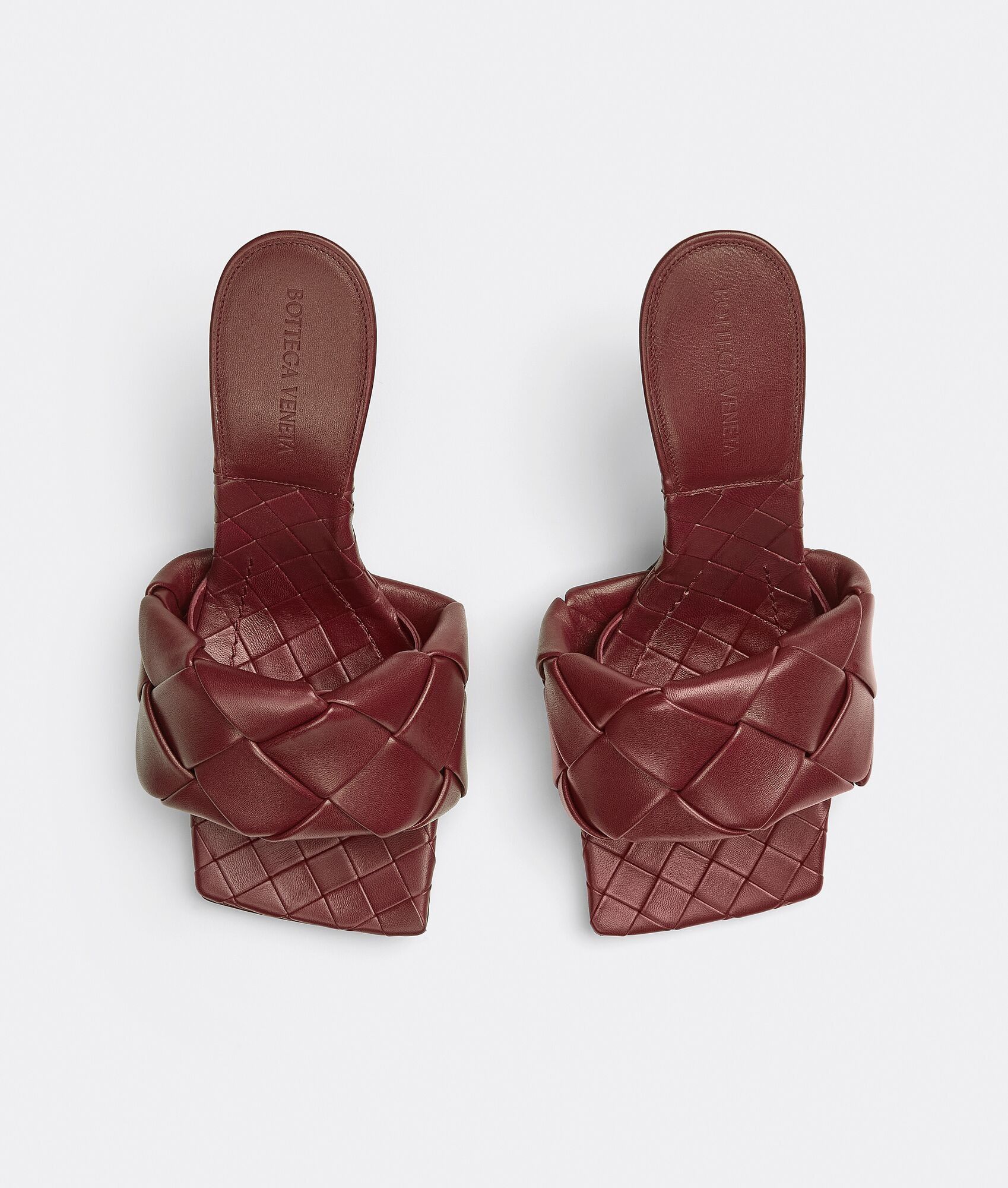 Bottega Veneta o1n1vont0125 Lido Mules in Cherry Size US 11 / IT 41 - 4 Thumbnail