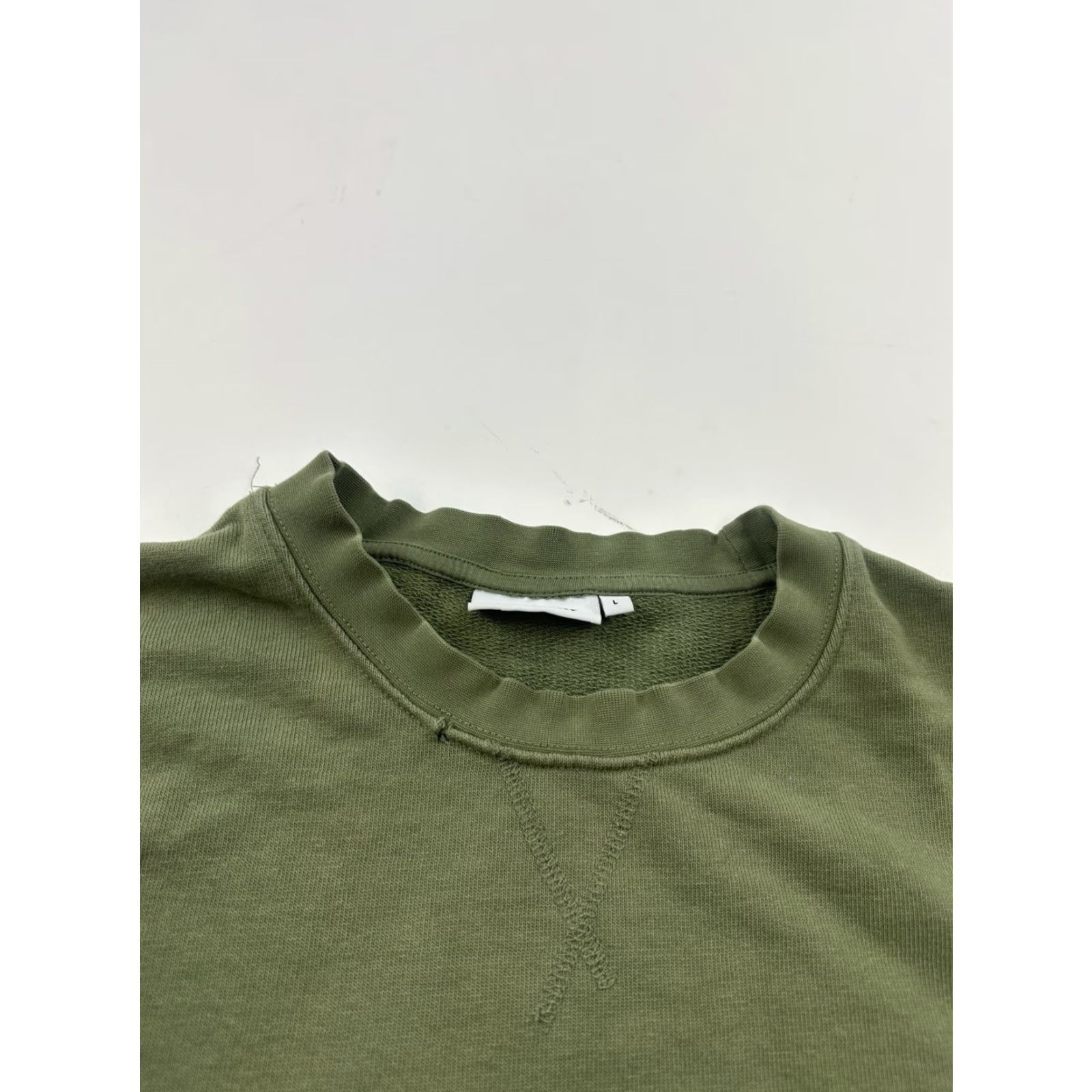 Weekday Weekday Sweatshirt Mens Large Green Crew Neck Pullover Jumper Jeffrey Size US L / EU 52-54 / 3 - 3 Thumbnail