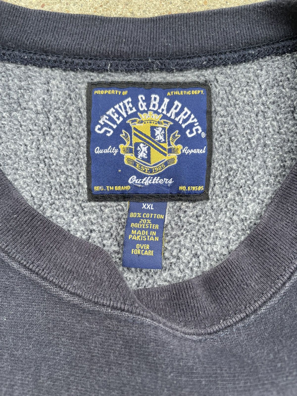 Steve And Barrys Steve and barry’s Navy sweatshirt Size US XXL / EU 58 / 5 - 3 Thumbnail