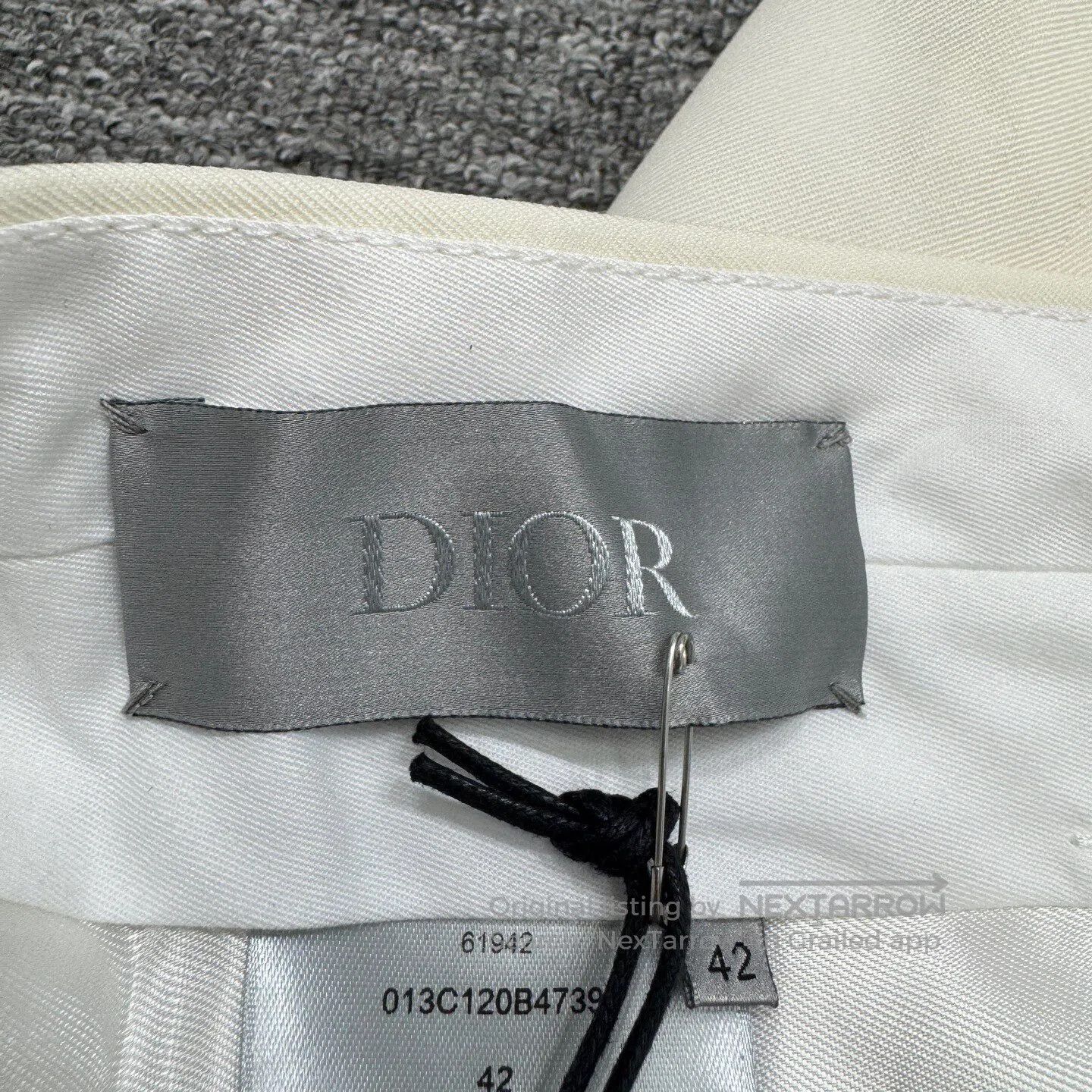 Dior Dior Beige wool casual pants| Size US 26 / EU 42 - 5 Thumbnail