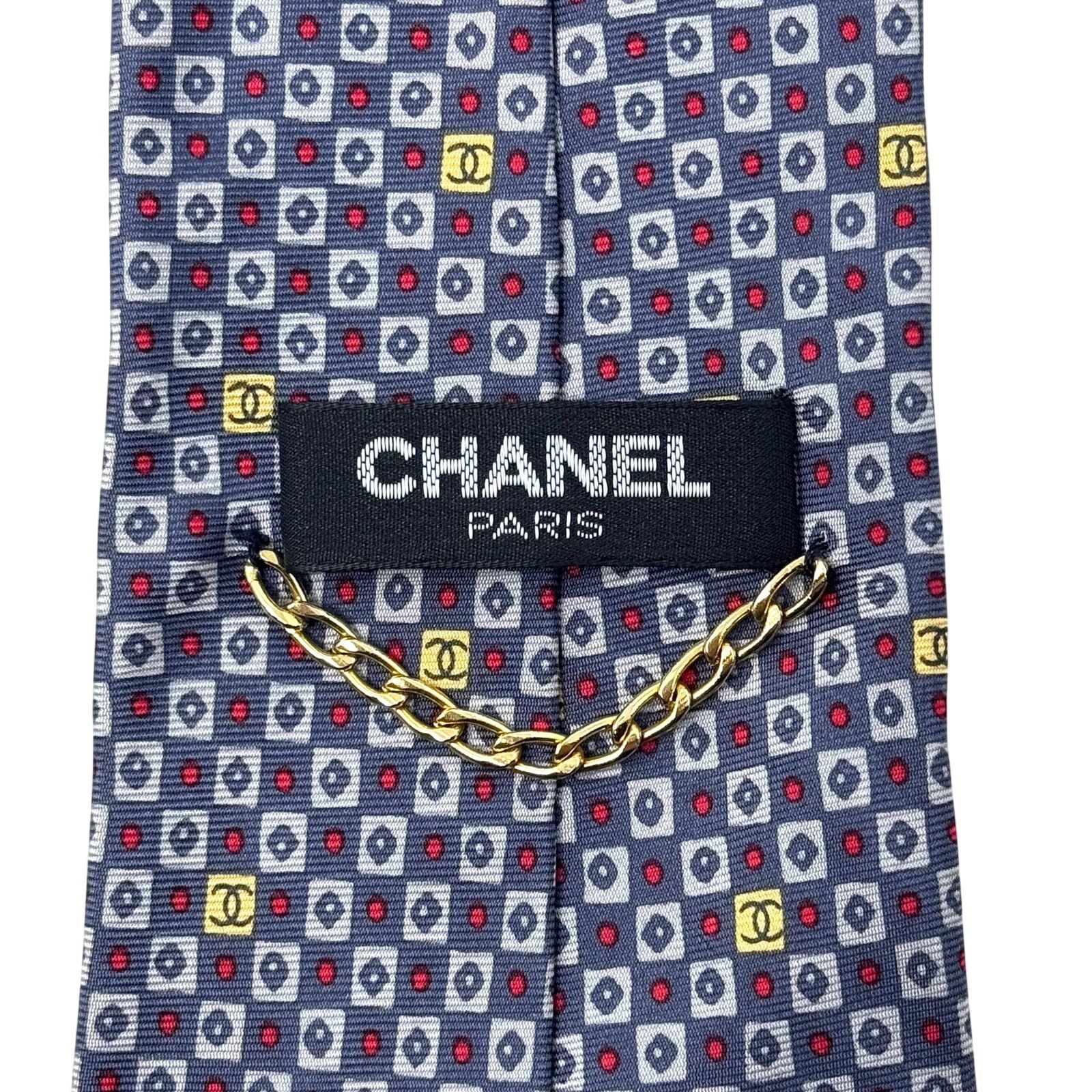 Chanel Chanel ‘CC’ Pattern Tie Size ONE SIZE - 3 Thumbnail
