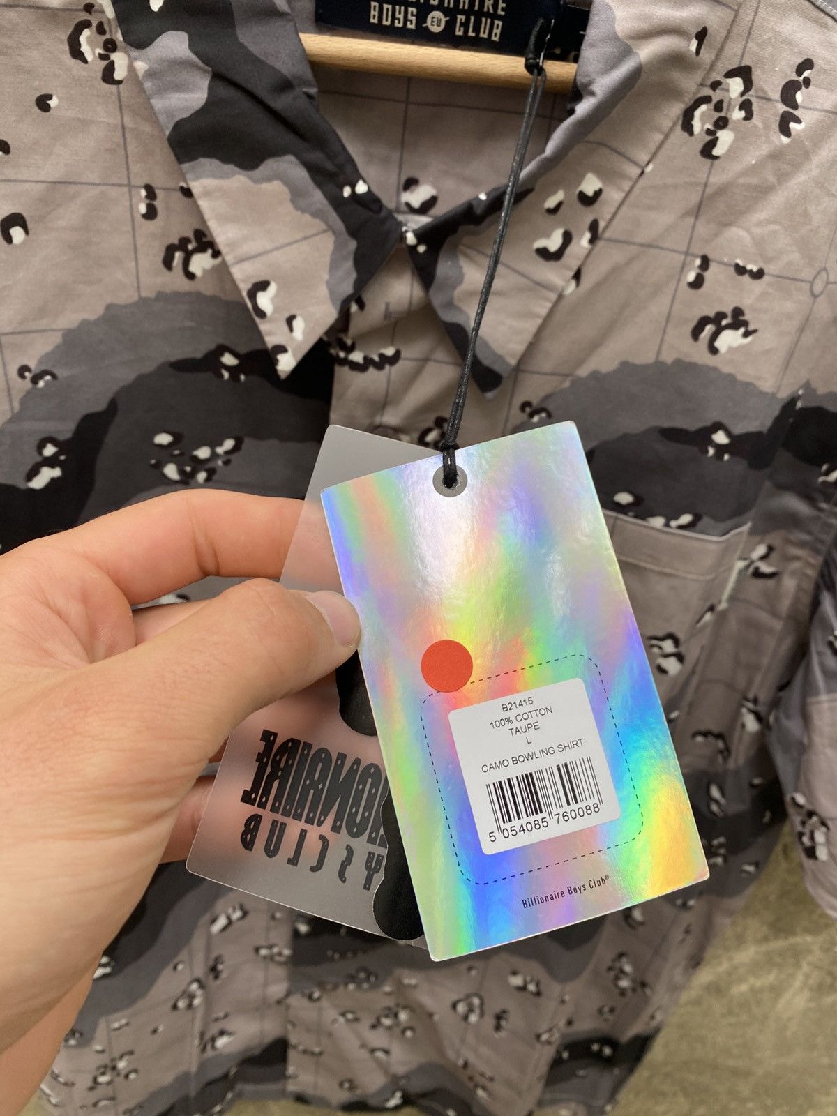 Billionaire Boys Club Billionaire Boys Club Camo New Shirt Size US L / EU 52-54 / 3 - 5 Thumbnail