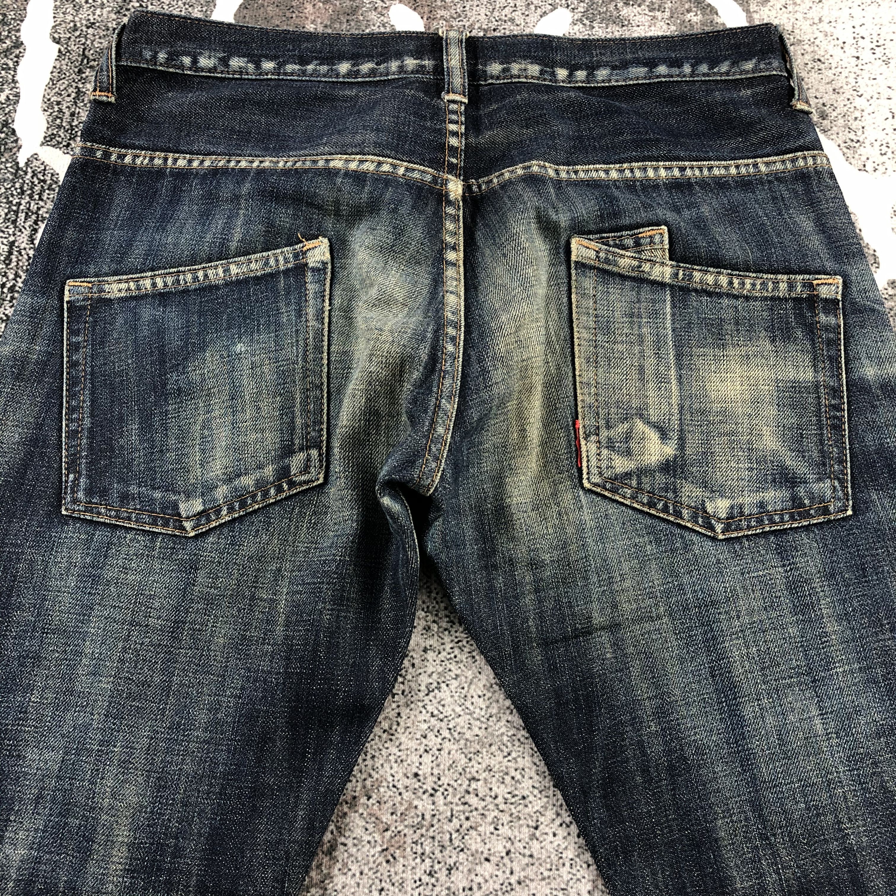 Japanese Brand RNA Inc. Jeans Patch Work Denim KJ818 Size US 31 - 4 Thumbnail