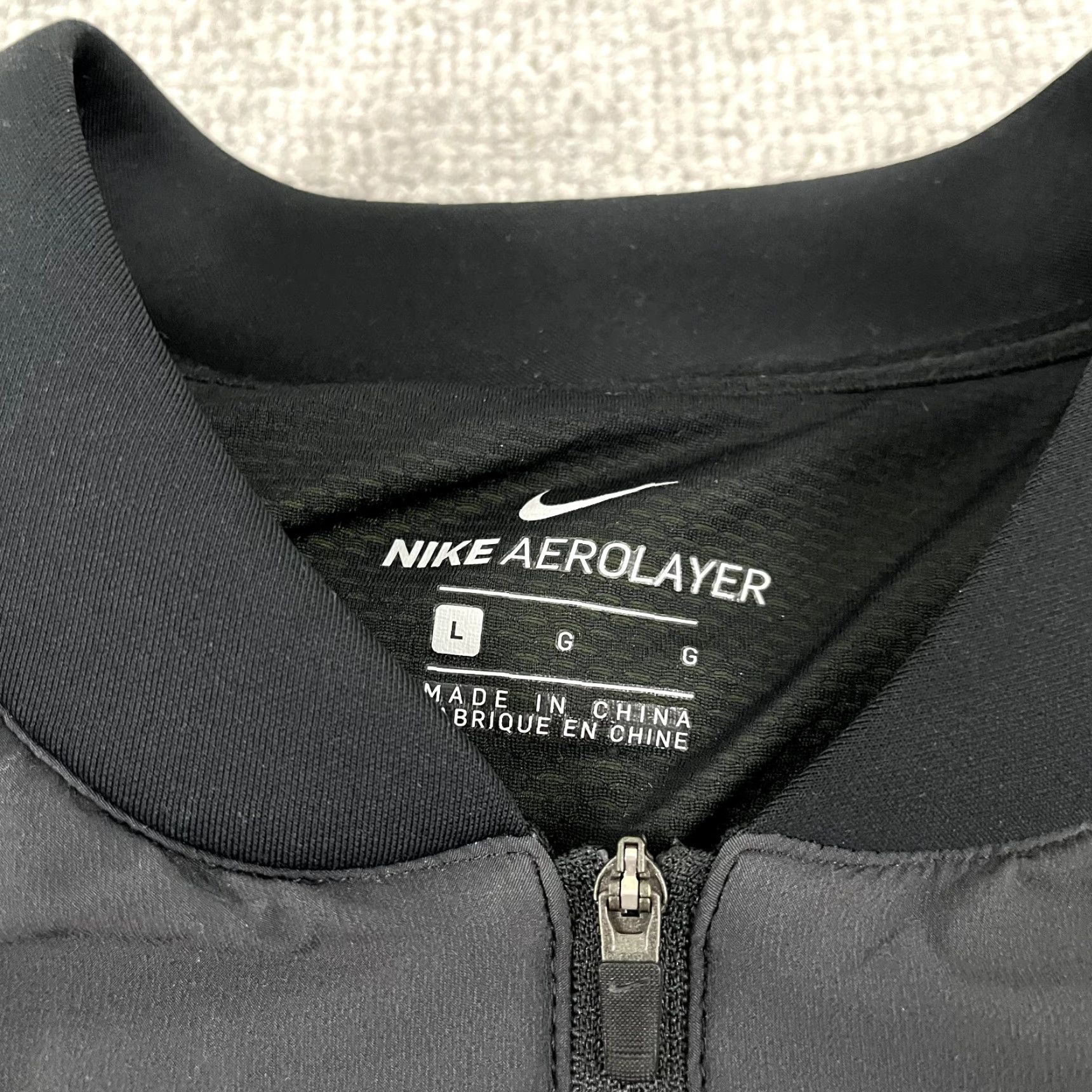 Nike Nike Jacket Women L Gray Cropped Aerolayer Bomber Puffer Lightweight Running Activewear Casual Travel Sport Size L / US 10 / IT 46 - 3 Thumbnail