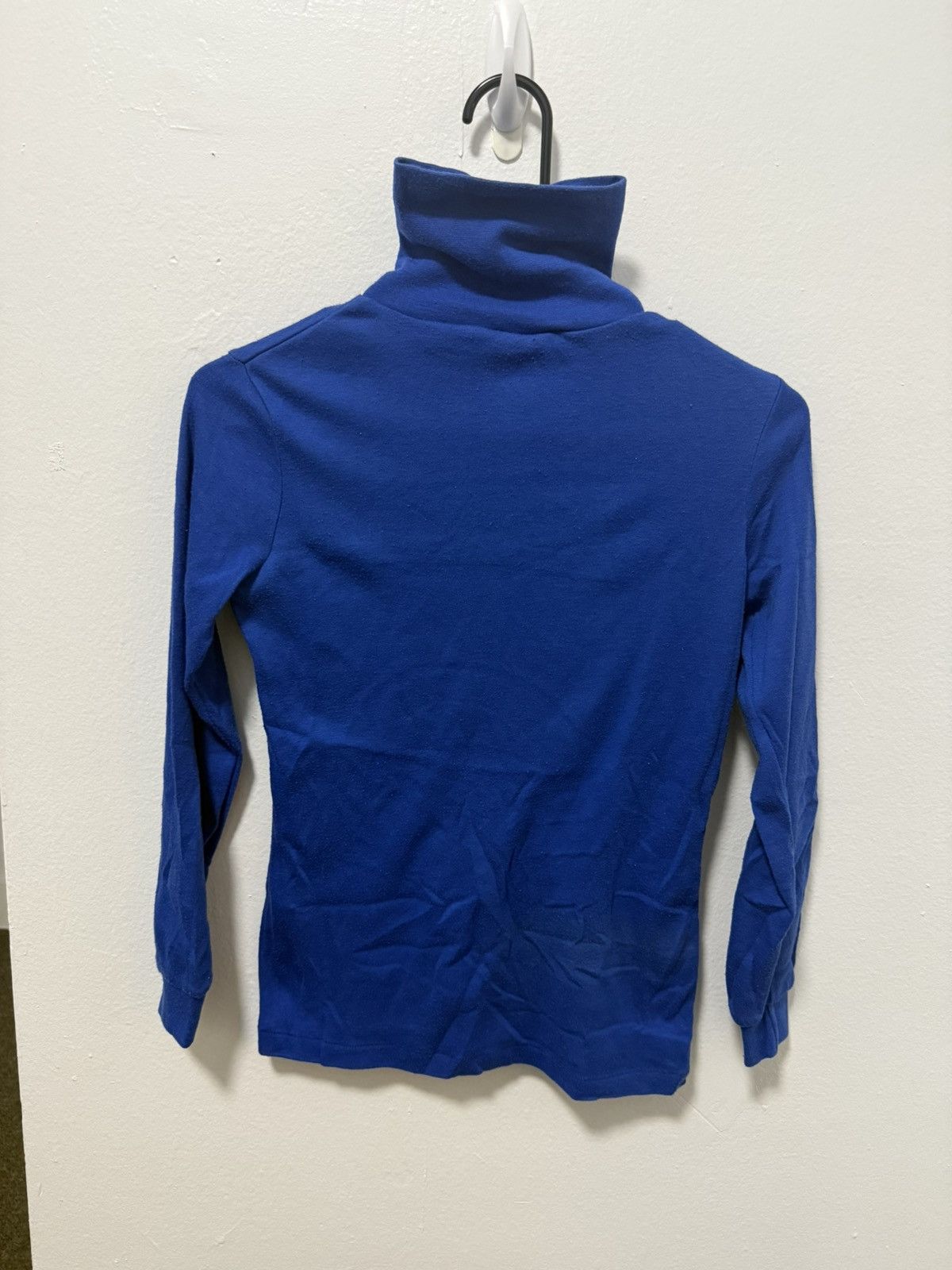 Other Vintage single stitch royal blue turtleneck Size S / US 4 / IT 40 - 2 Thumbnail
