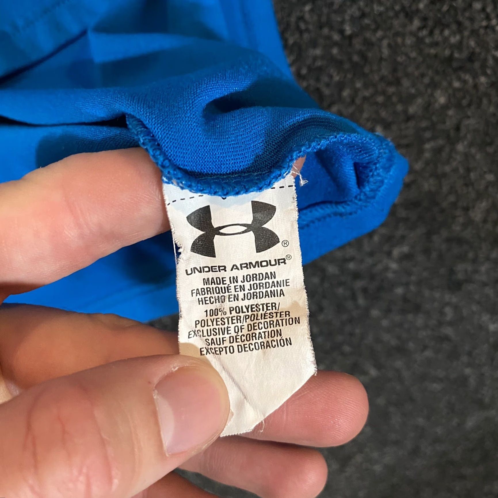 Under Armour Under Armour Shirt Mens M Blue HeatGear Crew T-Shirt Workout Gym Tee Logo Active Fitness Training Size US M / EU 48-50 / 2 - 6 Thumbnail