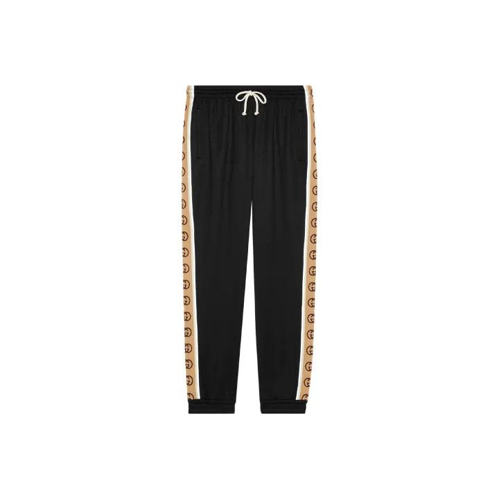 Gucci SS22 Logo Print Sports Pants for Men