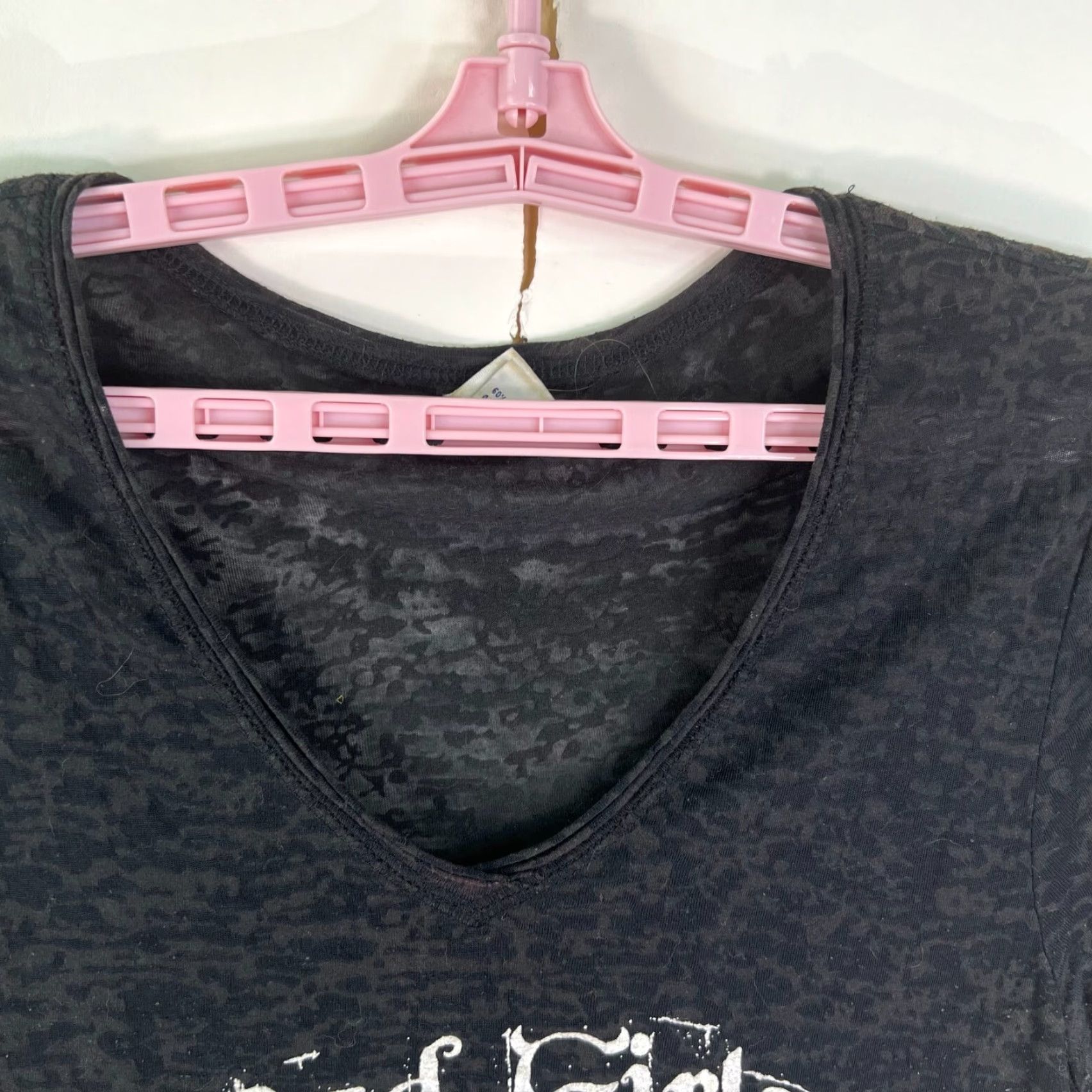 Vintage Lace Top Bad Girls Of Sturgis Rally Womens Size M Black V Neck Size M / US 6-8 / IT 42-44 - 4 Thumbnail