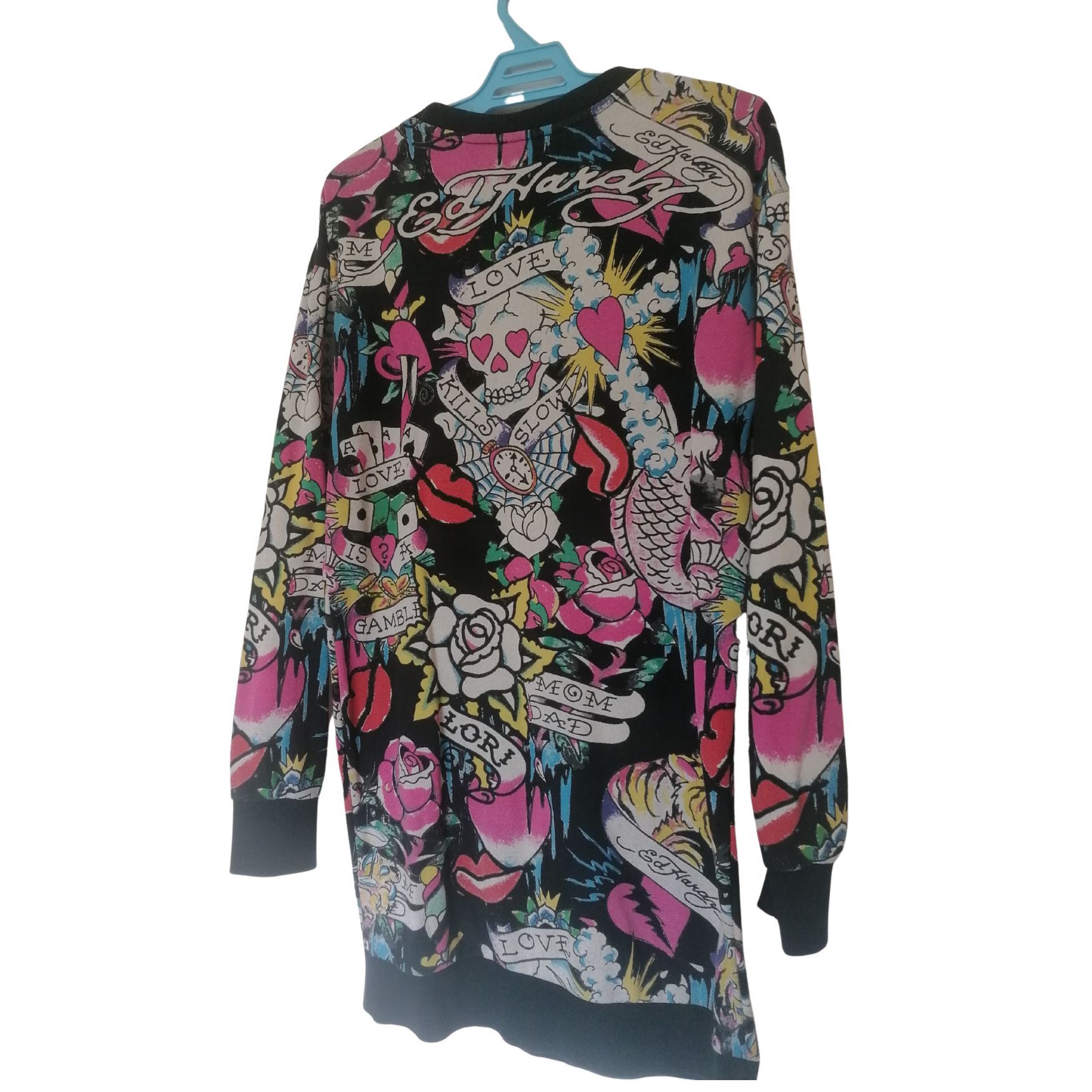 Ed Hardy astonishing rare punk style dress Size S / US 4 / IT 40 - 8 Thumbnail