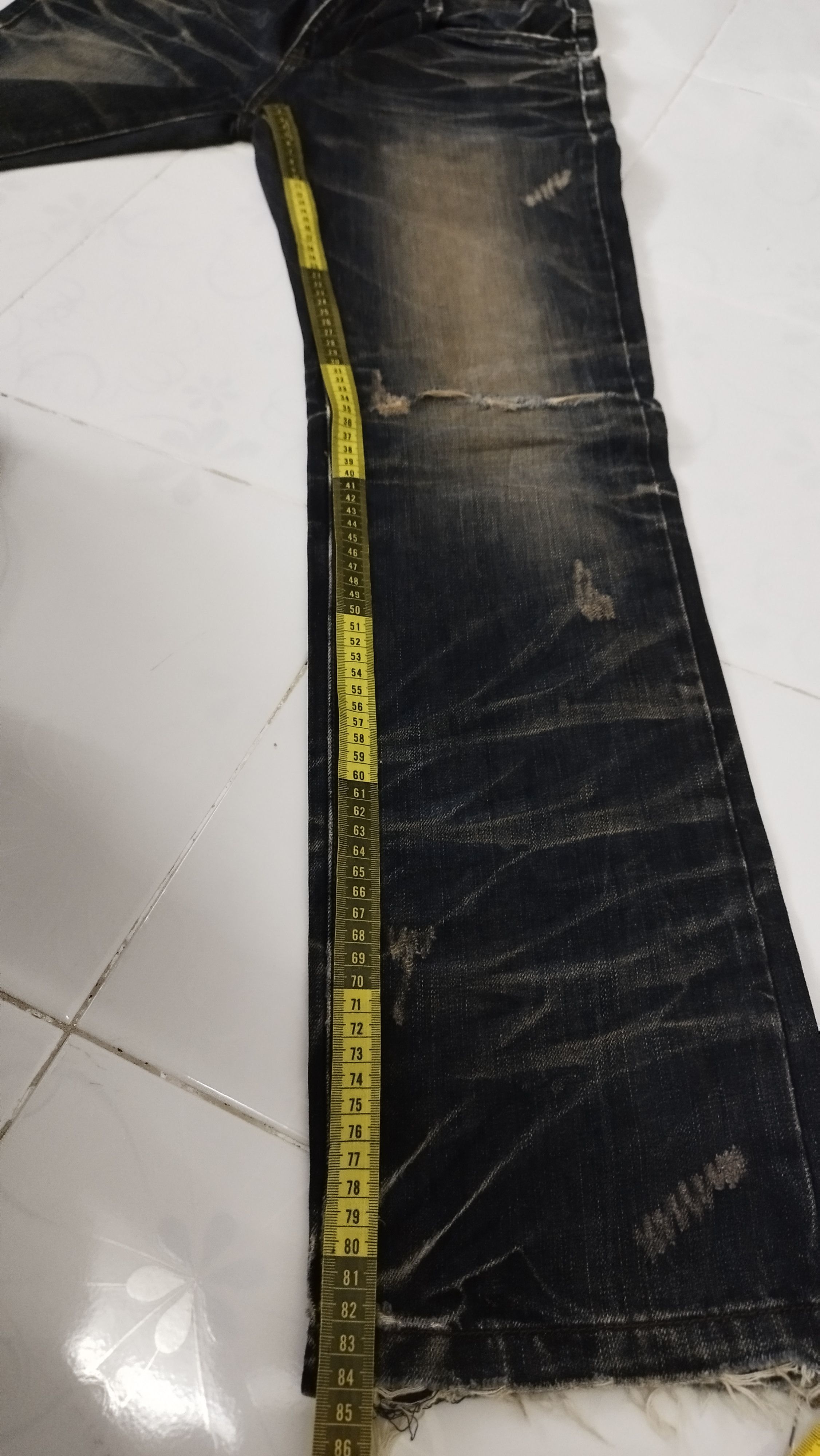 Japanese Brand Tokyo CROXX jeans distressed Size US 30 / EU 46 - 11 Thumbnail