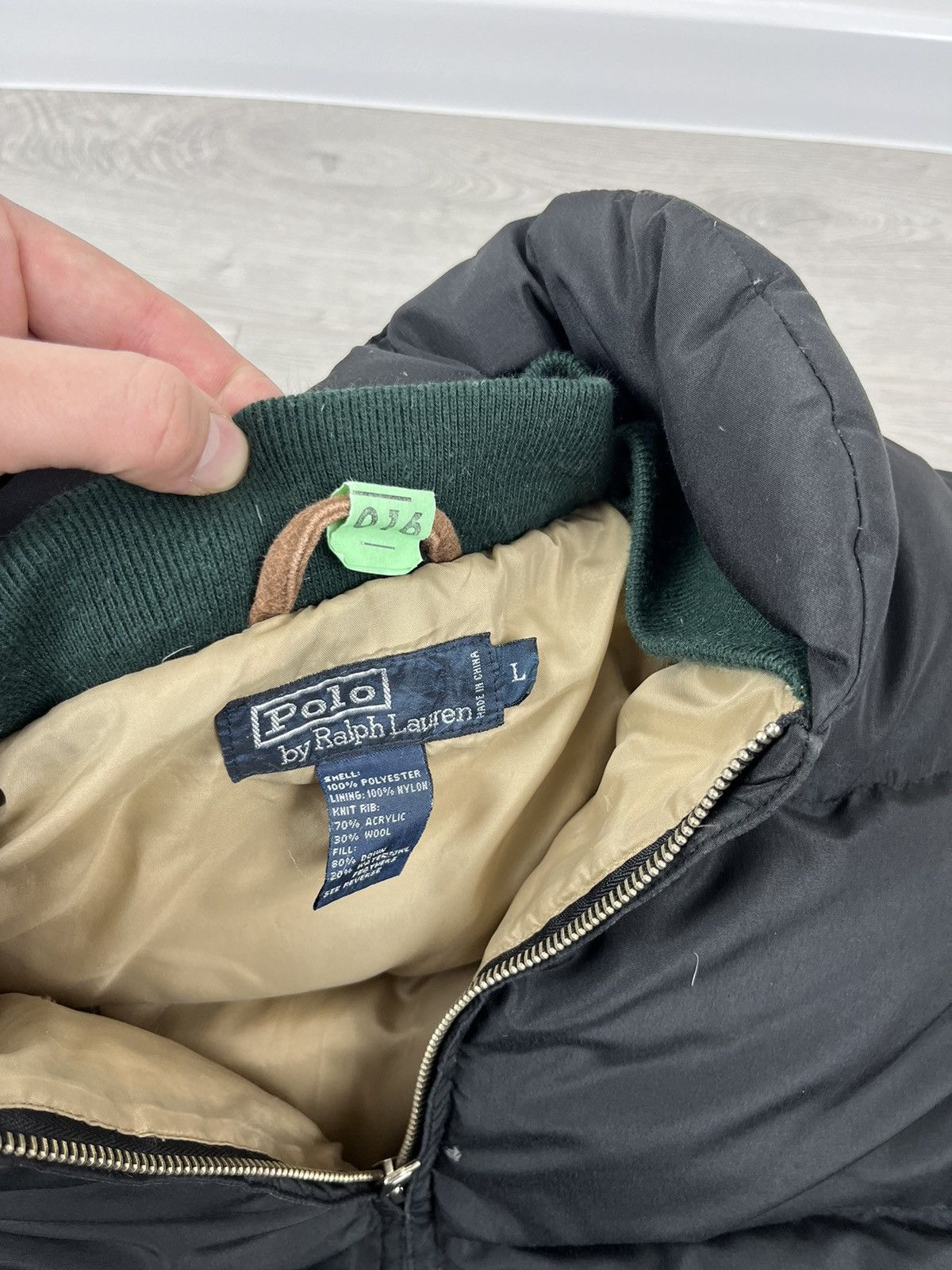 Polo Ralph Lauren Black Puffer Down Jacket