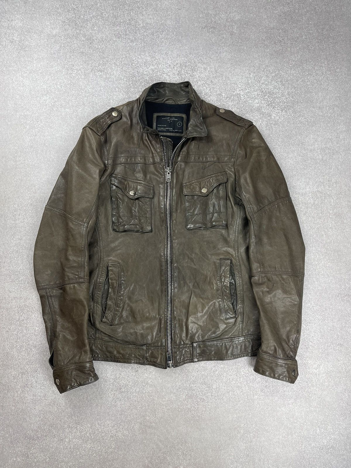 Allsaints Allsaints Spitalfields Leather Jacket Men’s Size S Size US S / EU 44-46 / 1 - 9 Thumbnail