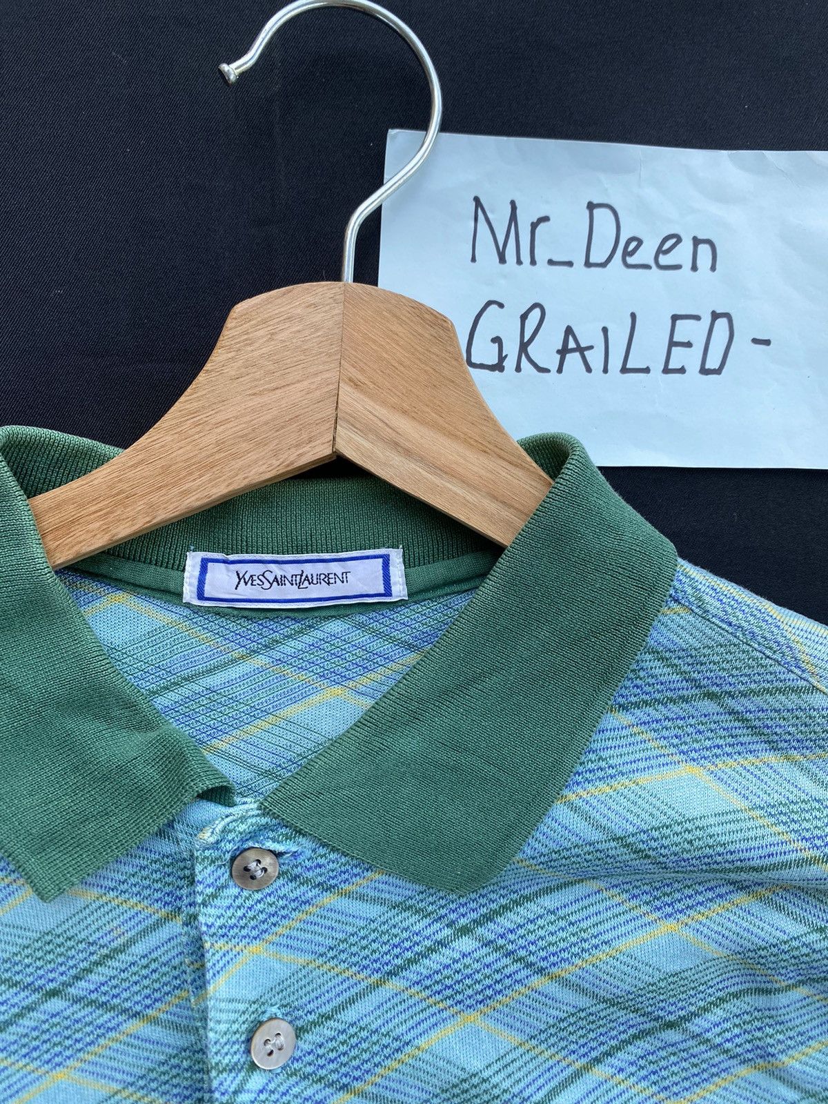 Yves Saint Laurent Rare Vintage 90s Yves Saint Laurent YSL Polo Shirt Size US M / EU 48-50 / 2 - 7 Thumbnail
