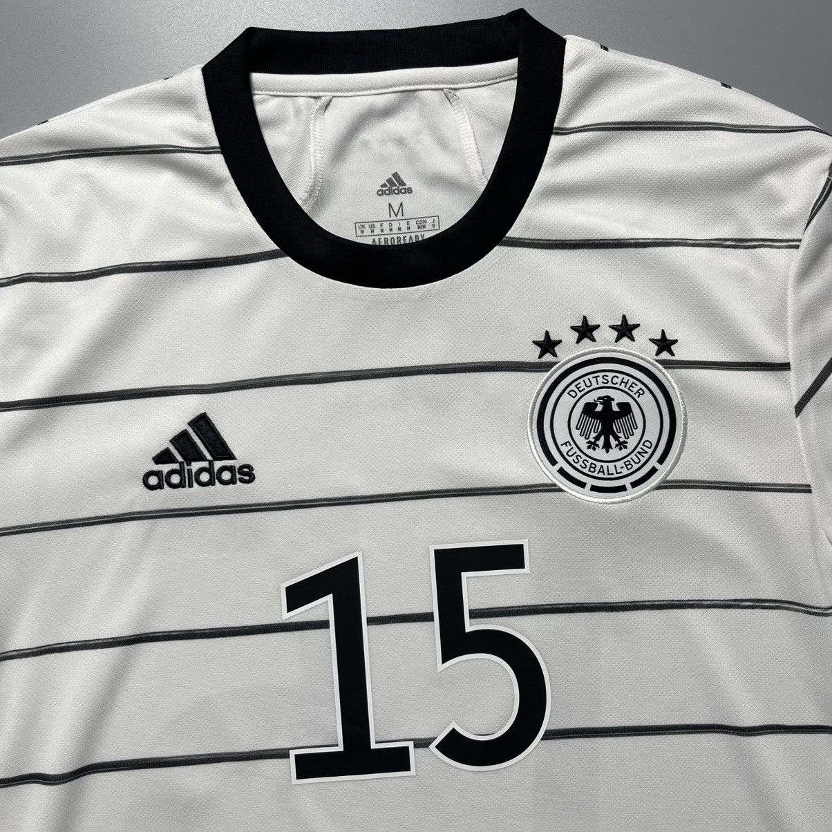 Adidas GERMANY ADIDAS 2020 EURO FOOTBALL HOME JERSEY #15 SULE Size US M / EU 48-50 / 2 - 4 Thumbnail