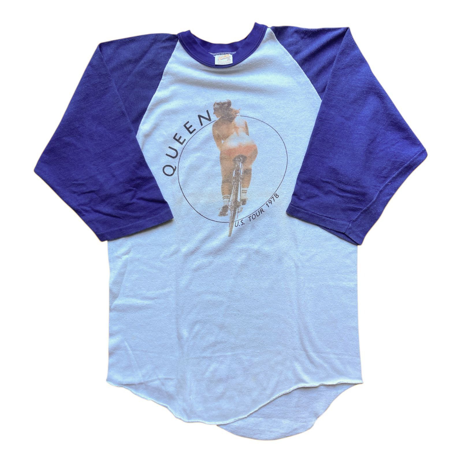 Salem Sportswear Vintage 1978 Queen US Tour Raglan Tee M 38-40 White & Purple Size US M / EU 48-50 / 2 - 1 Thumbnail
