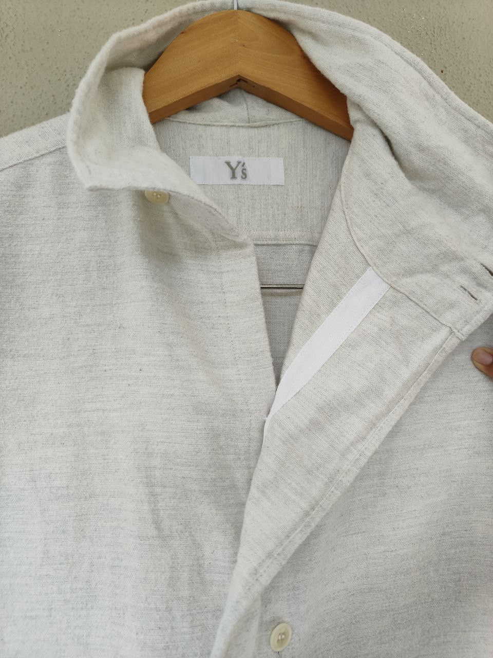 Yohji Yamamoto Ys Yohji Yamamoto High Collar Shirt Size M / US 6-8 / IT 42-44 - 5 Thumbnail