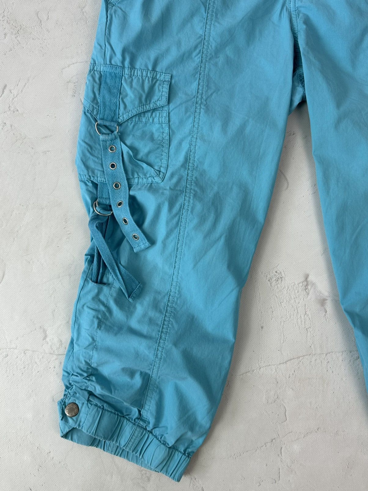 Beauty Beast × If Six Was Nine × Vintage Vintage Bondage Cargo Blue Breeches Size 26" / US 2 / IT 38 - 3 Thumbnail