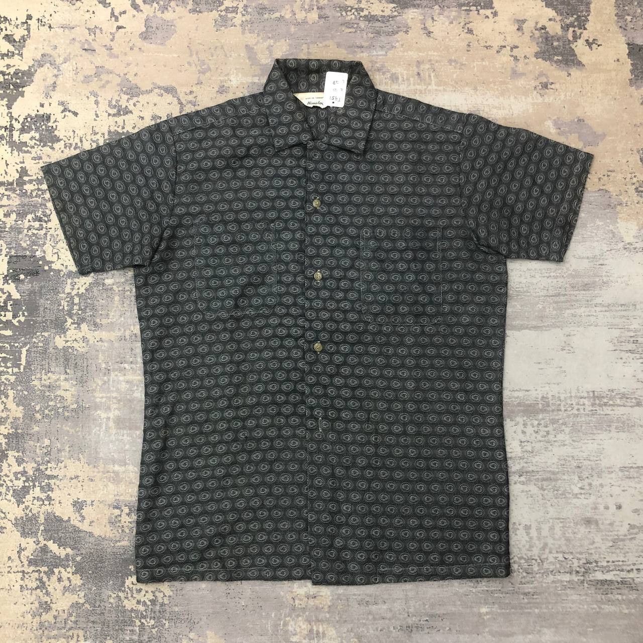 Vintage T451 VTG MESH HIMALAYA KNIT BOWLING SHIRTS Size US M / EU 48-50 / 2 - 1 Thumbnail