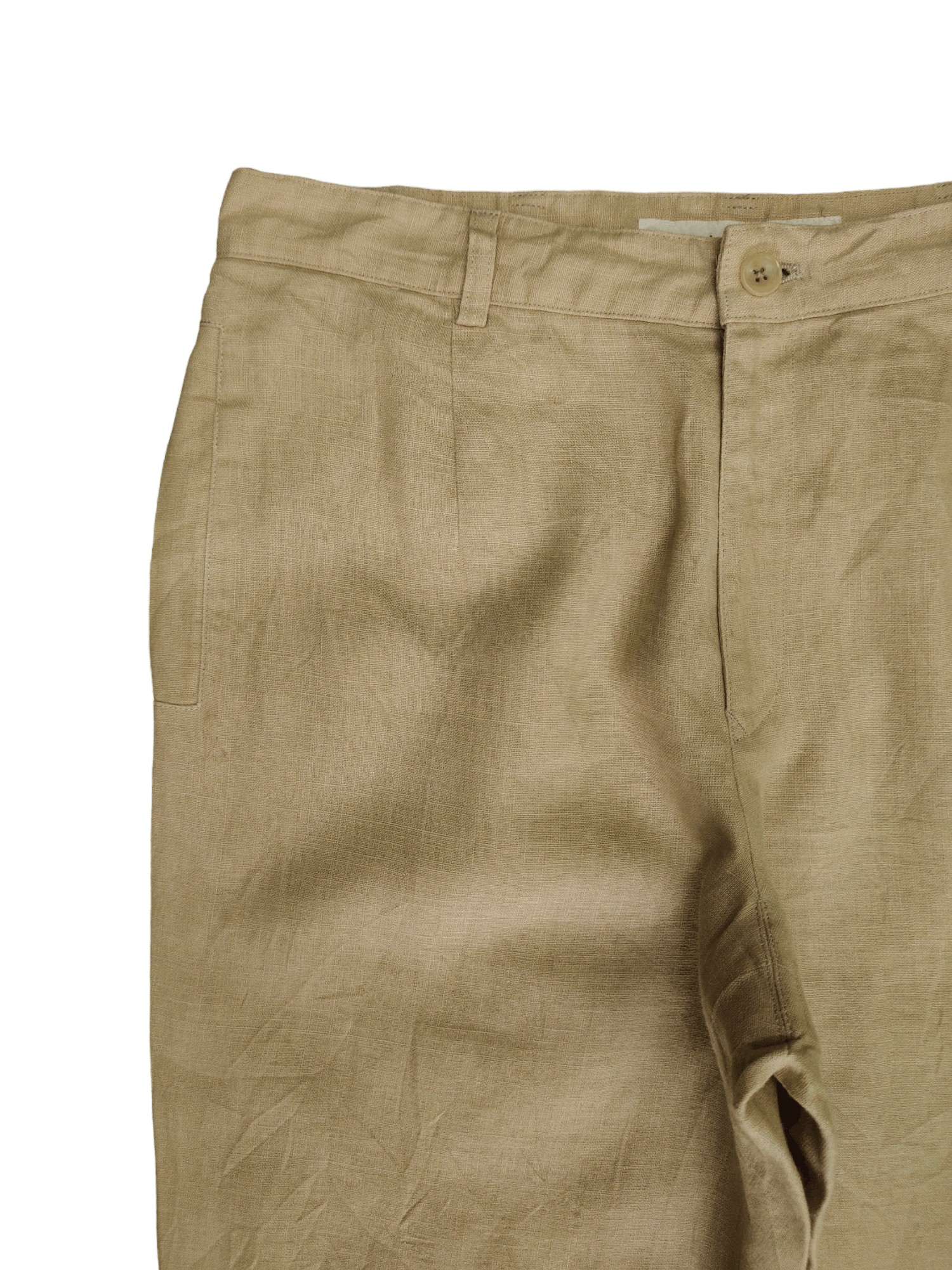 Mademoiselle Non Non Vintage 90s Mademoiselle Linen Trouser Pants Size US 29 - 4 Thumbnail