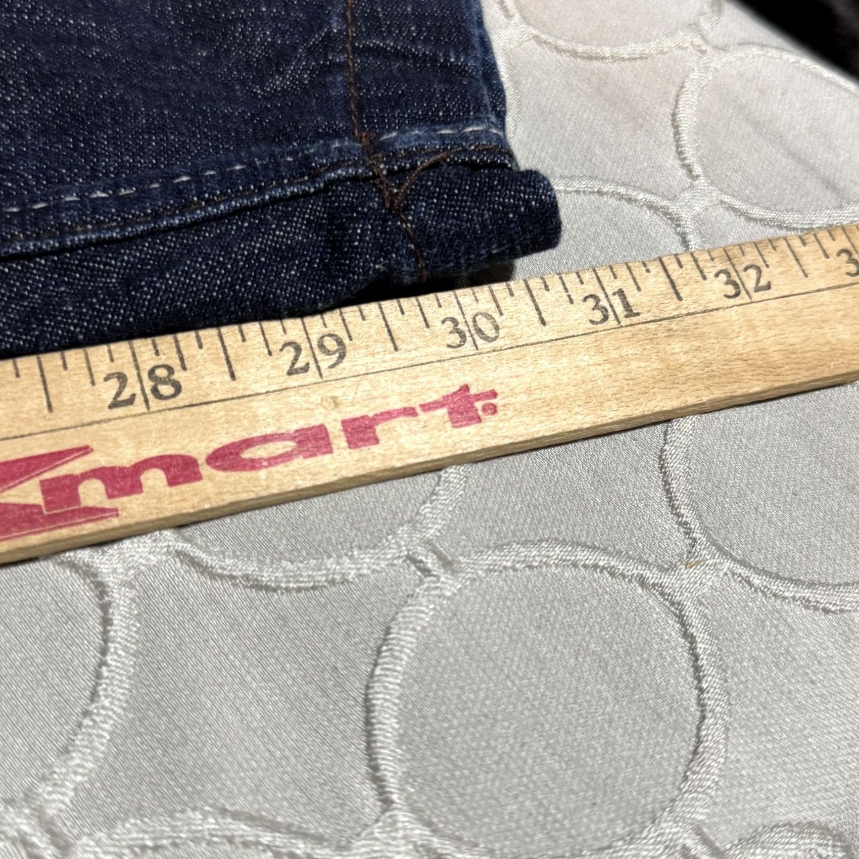 Vintage Evolution In Design Jeans Mens 36x34 Blue Denim Expedition Patches Pants Straight Jeans Size US 36 / EU 52 - 7 Thumbnail