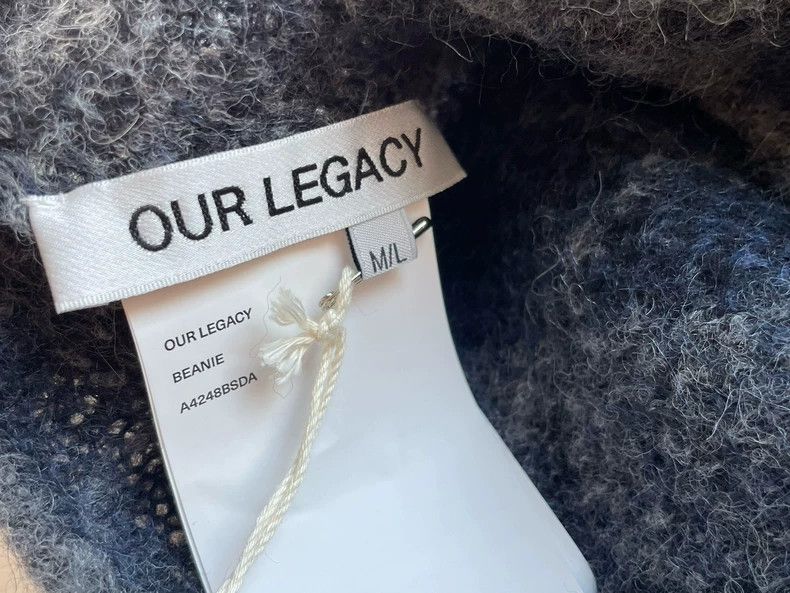 Our Legacy Our Legacy24 Autumn and Winter Diamond Plaid Woolen Hat Size ONE SIZE - 2 Thumbnail