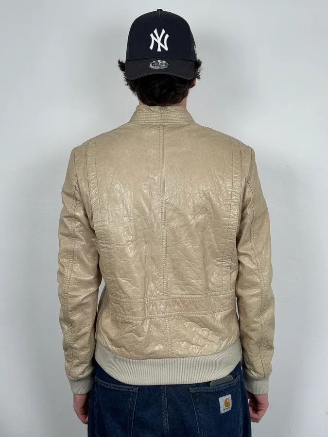 Balenciaga AW2006 Balenciaga Beige Premium Leather Jacket Size US M / EU 48-50 / 2 - 3 Thumbnail