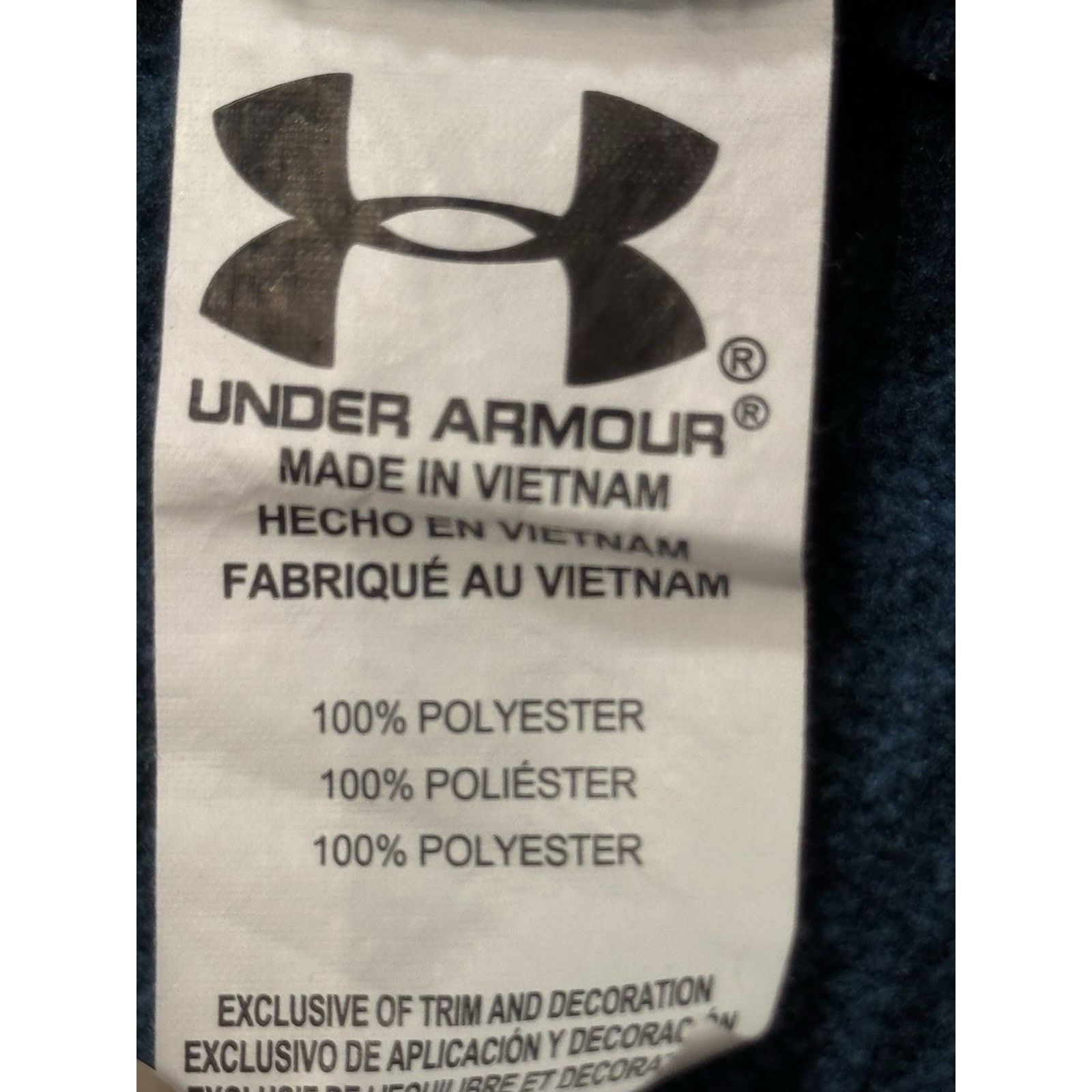 Under Armour Under Armour Boys Pullover Fleece S Varsity Blue Twist Size US S / EU 44-46 / 1 - 6 Thumbnail