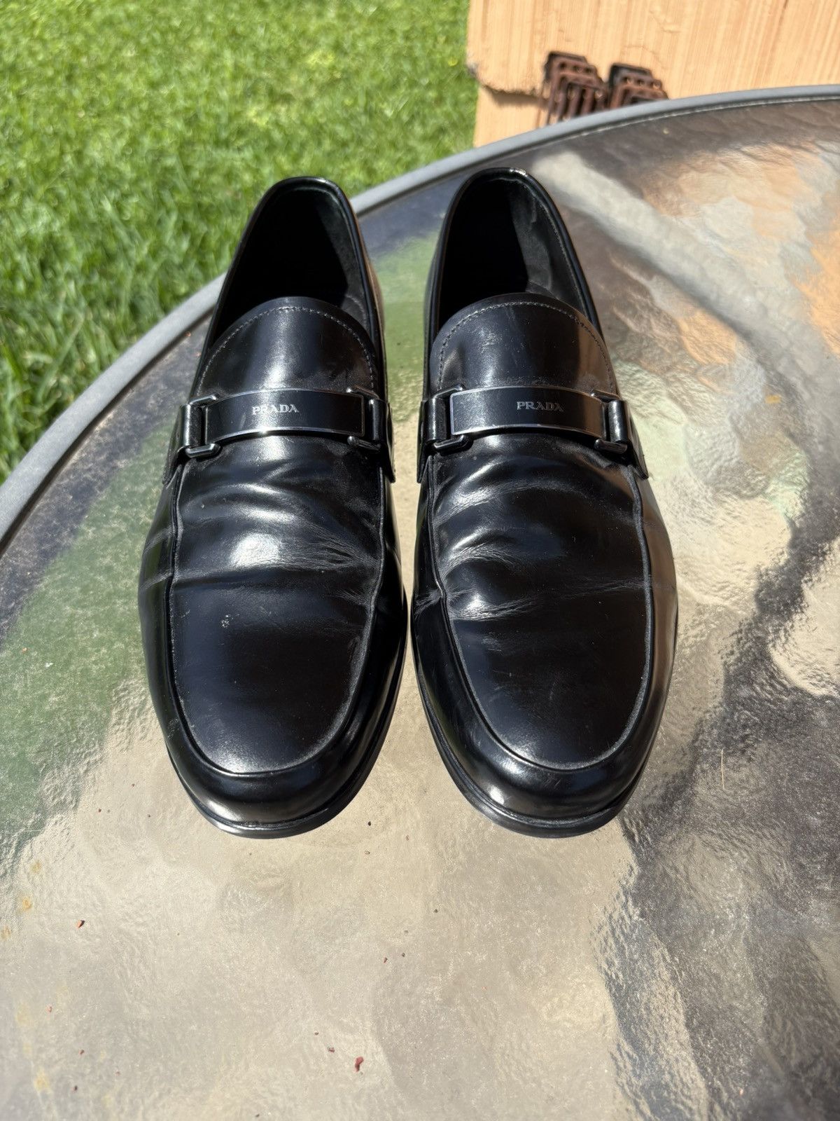 Prada Prada Penny Loafers Size US 7 / EU 40 - 2 Thumbnail