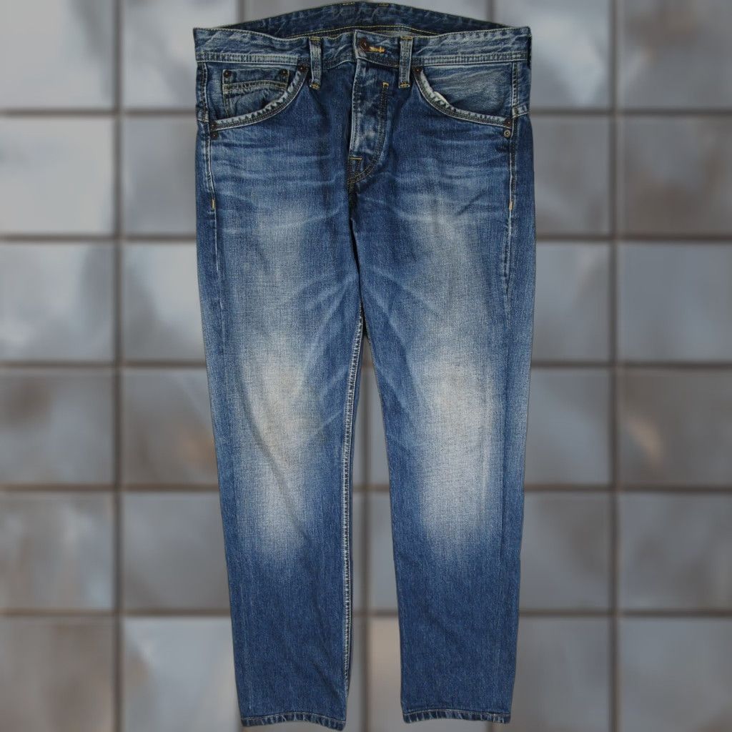 Pepe Jeans Pepe Jeans Portobello Jeans Men 36x30 Blue Denim Button Fly Straight Vintage Size US 36 / EU 52 - 1 Thumbnail