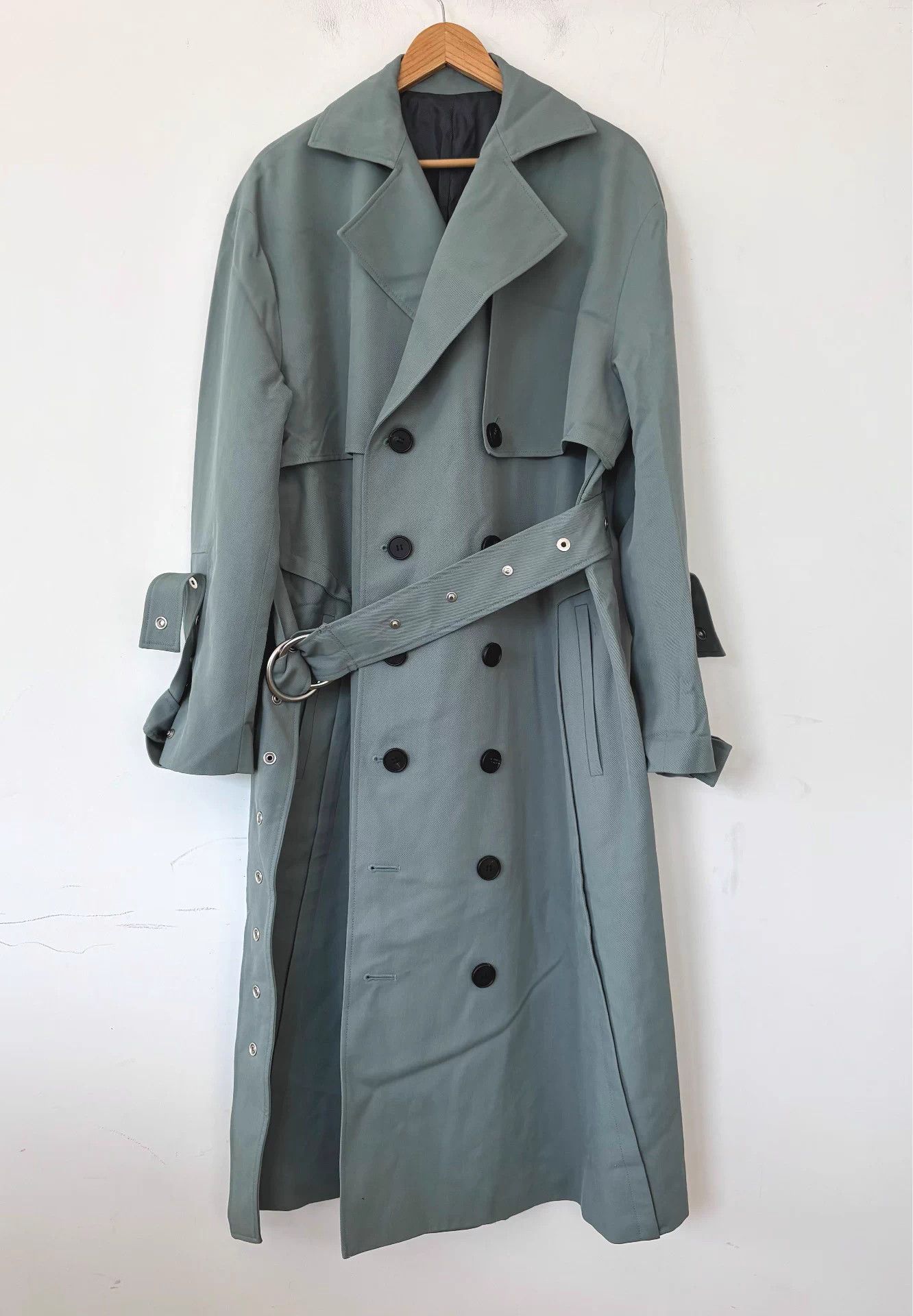 Wooyoungmi Wooyoungmi 19FW Runway Men's Oversized Long Wool Trench 46 (M) Size US M / EU 48-50 / 2 - 4 Thumbnail