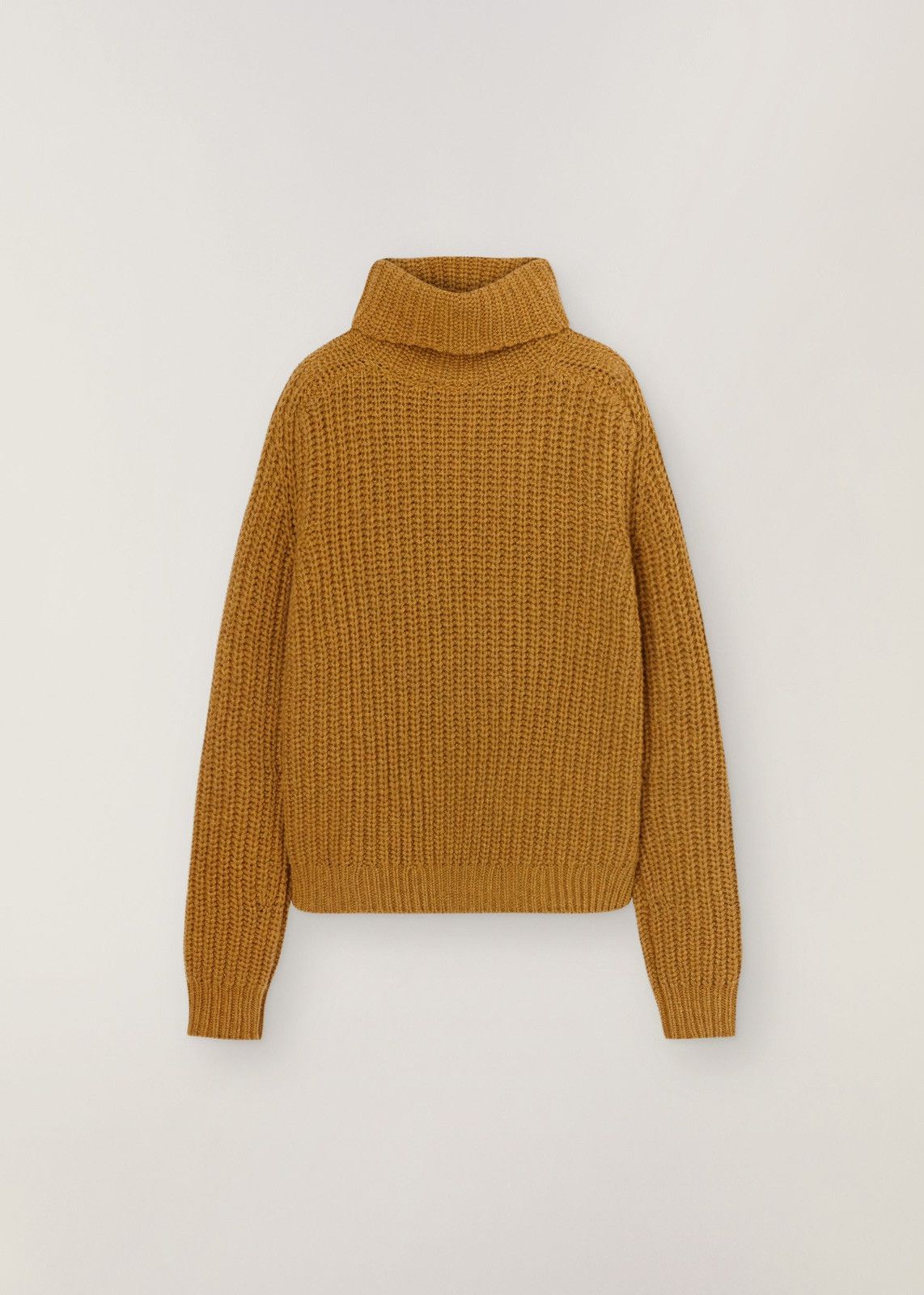 Loro Piana o1srvl11e0125 Davenport Turtleneck Sweater in Mustard Yellow Size M / US 6-8 / IT 42-44 - 1 Thumbnail