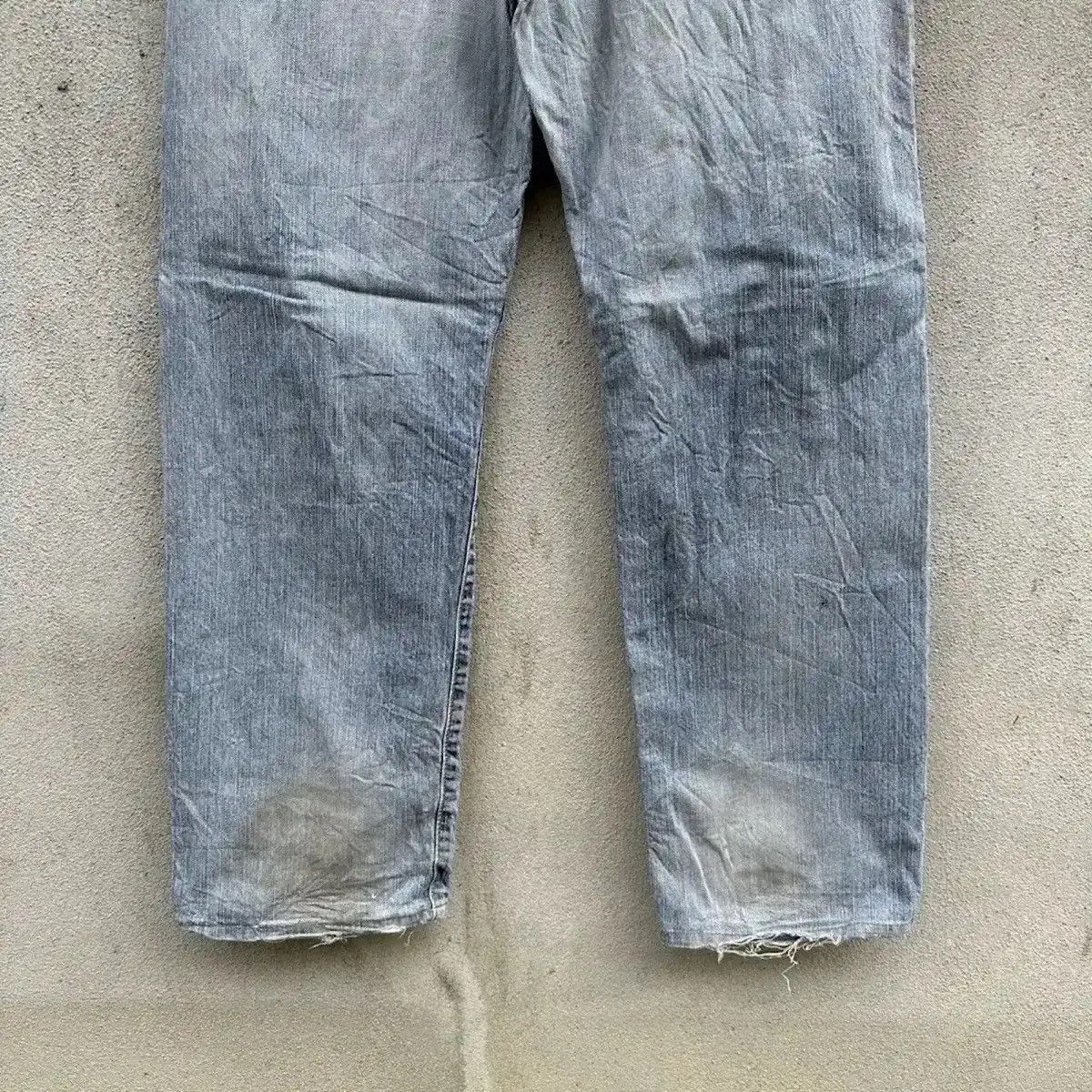 Self Edge RUSTY DIRTY DISTRESSED DENIM REDLINE JEAN FADED SELVEDGE W34 Size US 34 / EU 50 - 15 Thumbnail