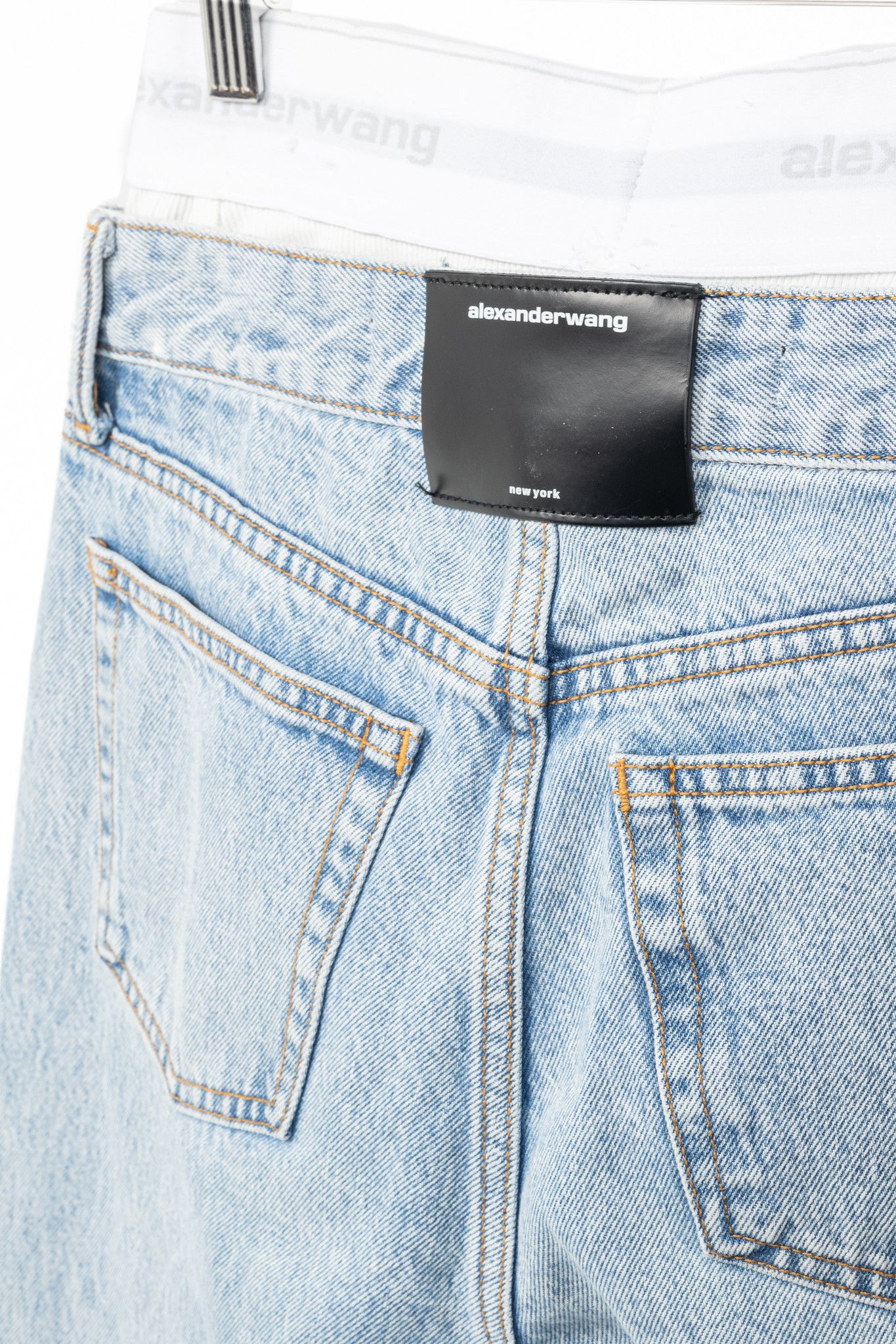 Alexander Wang Alexander Wang Pebble Beach Low Rise Straight Jeans Size 24" / US 00 / IT 34 - 6 Thumbnail