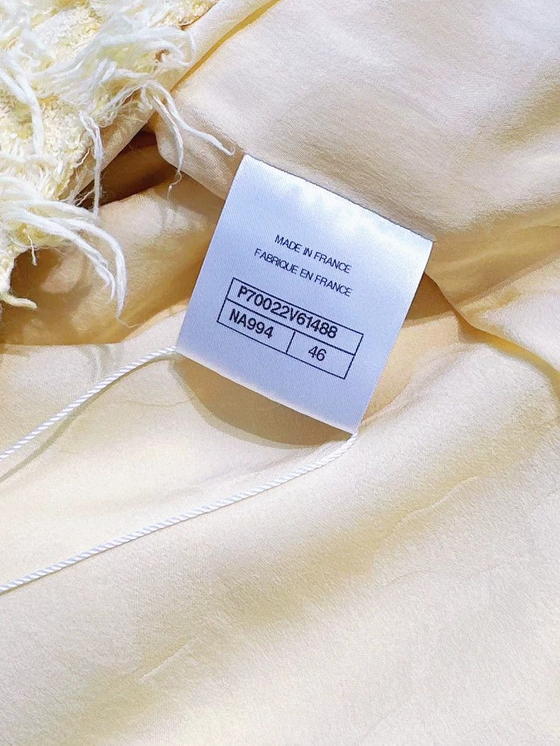 Chanel Chanel 21C chick yellow tassel metal buckle streamer long- Size L / US 10 / IT 46 - 5 Thumbnail