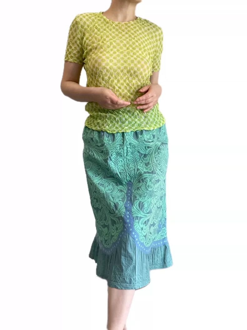 Issey Miyake Issey Miyake size:2 Green mainline see-through polka dot s Size M / US 6-8 / IT 42-44 - 2 Thumbnail