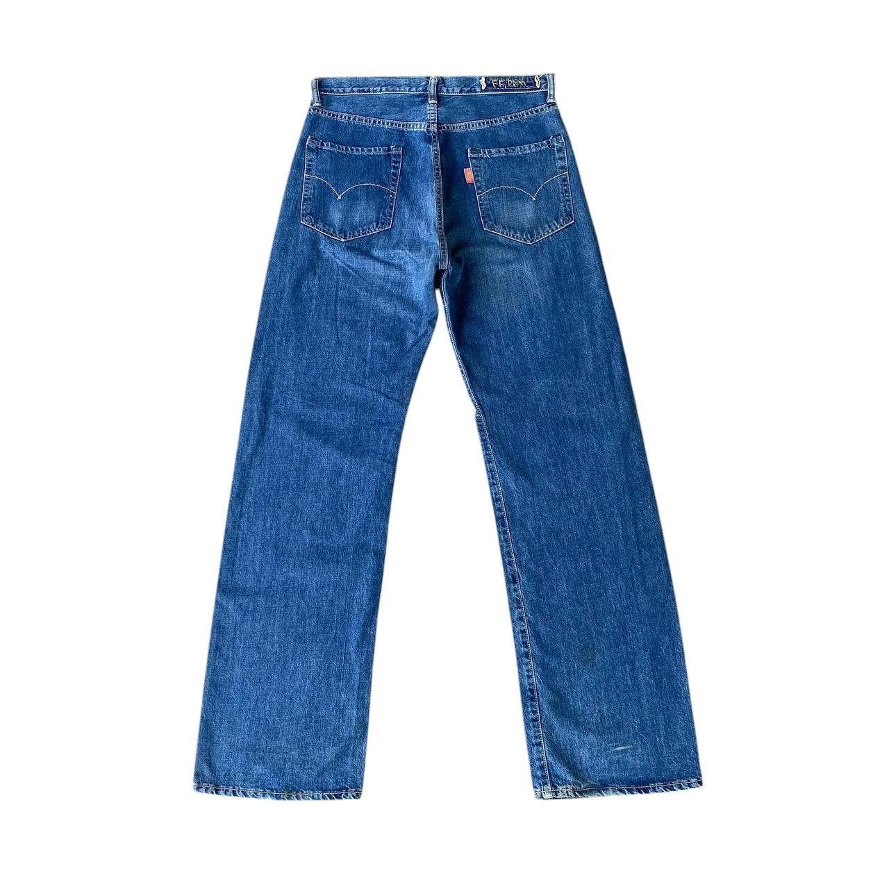 45rpm VINTAGE 90S 45RPM DENIM BLUEWASH STRAIGHT LEG Size US 30 / EU 46 - 14 Thumbnail