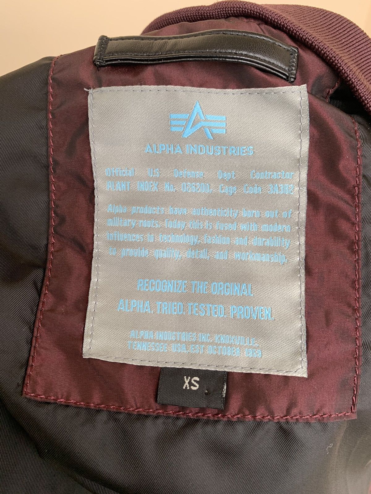 Alpha Industries Alpha Industries MA-1 Slim Fit VF PM Iridium Bomber Jacket Size XS / US 0-2 / IT 36-38 - 18 Thumbnail