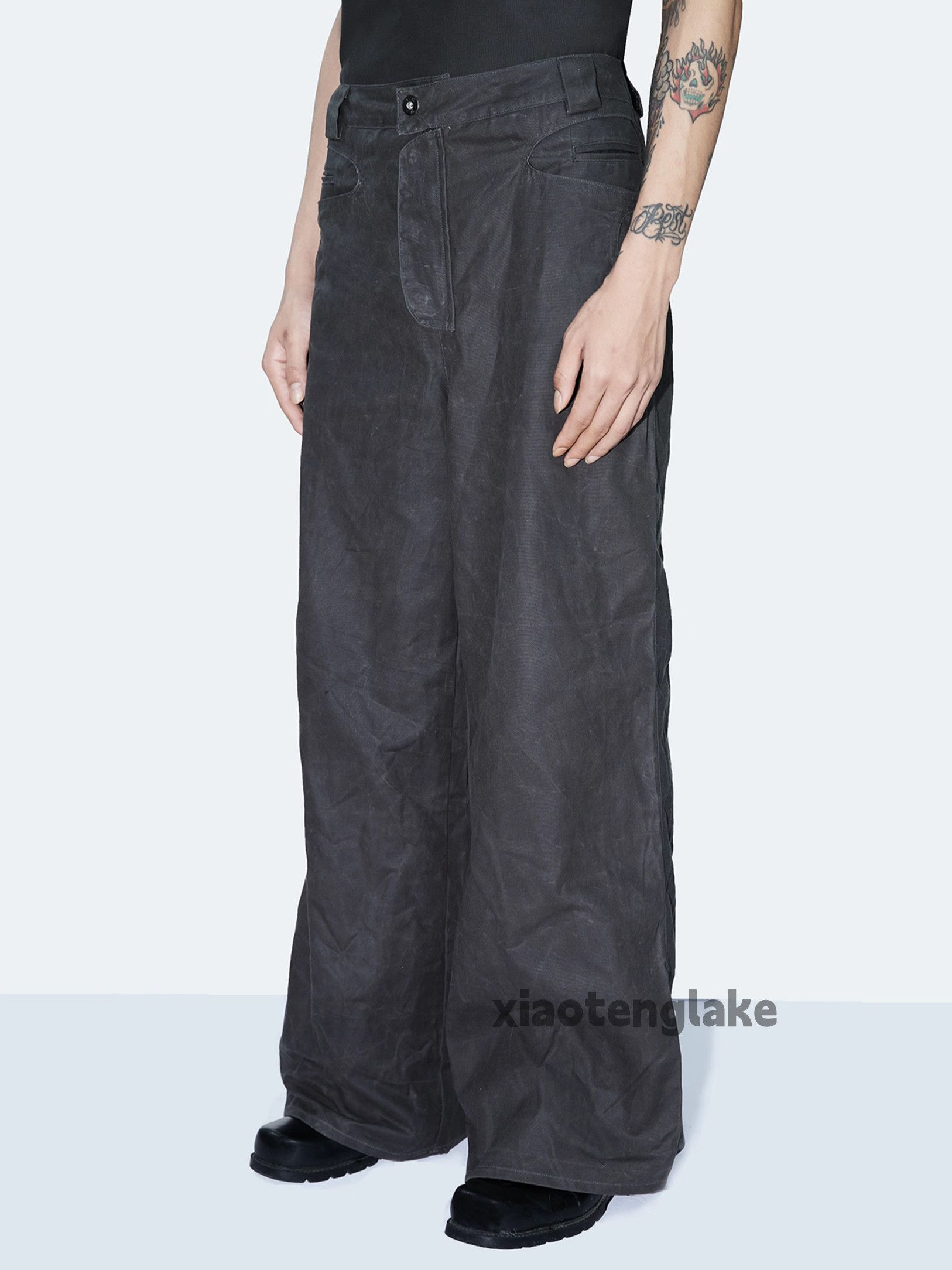 Vintage xtl retro utility punk yuppie grunge faded cargo pants Size US 30 / EU 46 - 3 Thumbnail