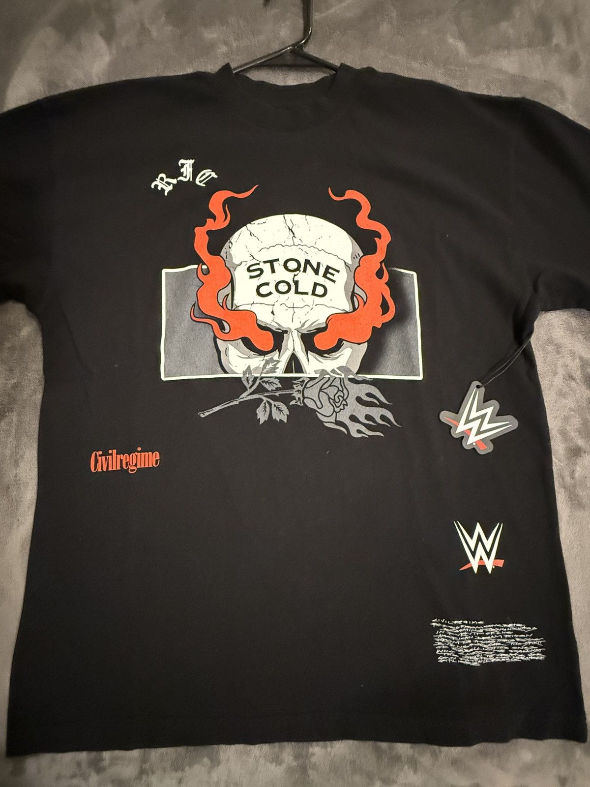Civil Regime Civil Regime x WWE black Stone Cold DTA tee Size S Size US S / EU 44-46 / 1 - 1 Thumbnail
