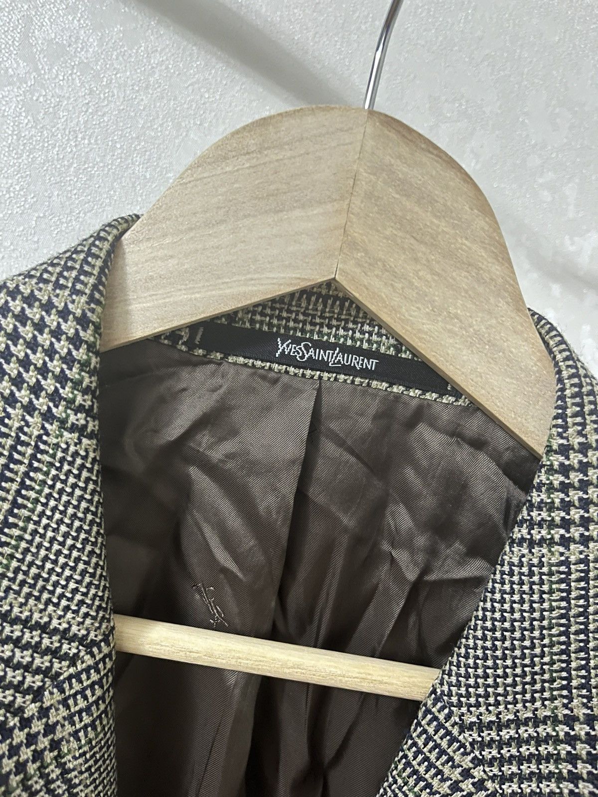 Yves Saint Laurent Yves Saint Laurent Vintage Wool Blazer Size 54L - 2 Thumbnail