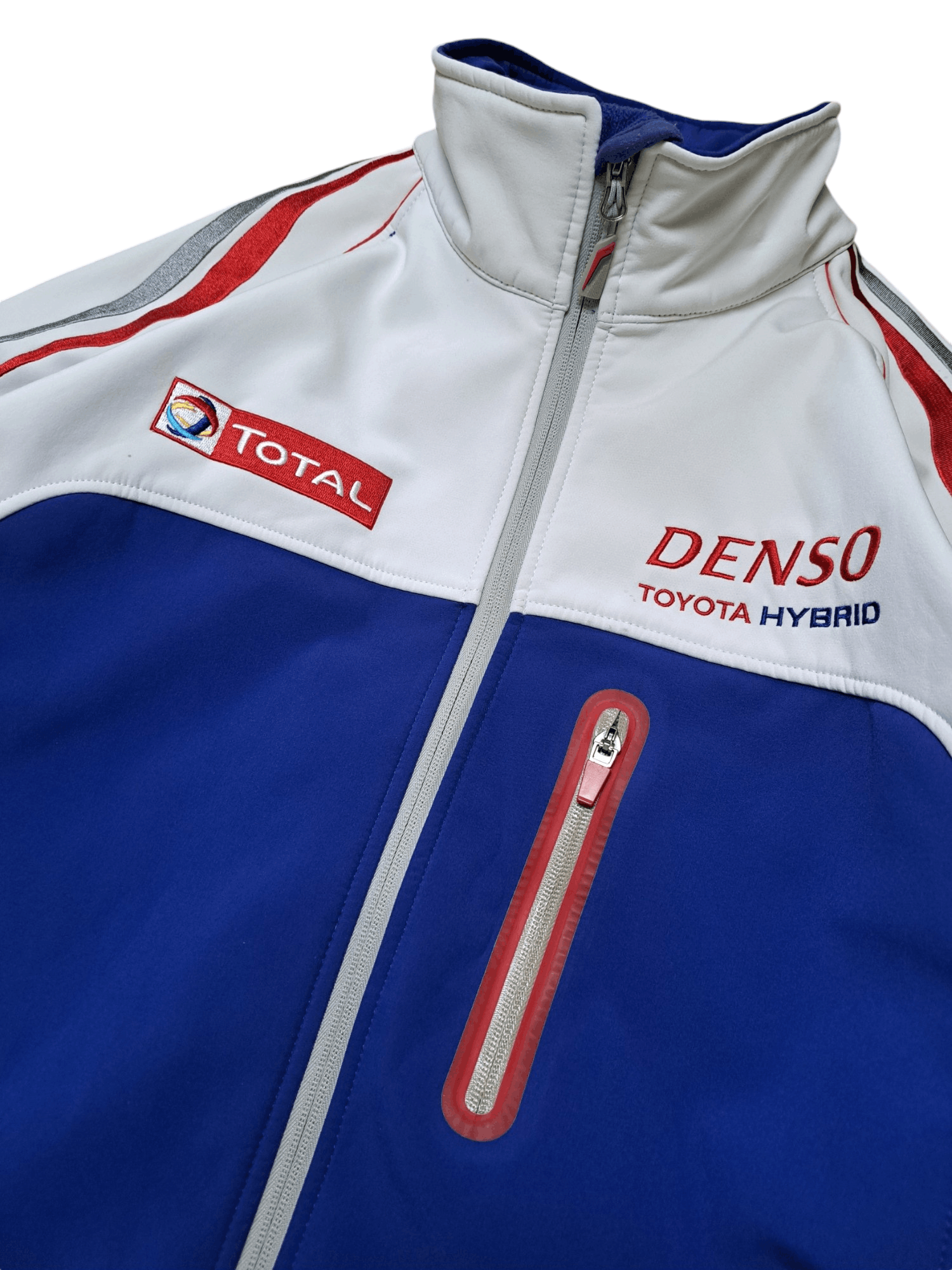 Other Toyota Men's White and Blue Jacket Size US L / EU 52-54 / 3 - 4 Thumbnail