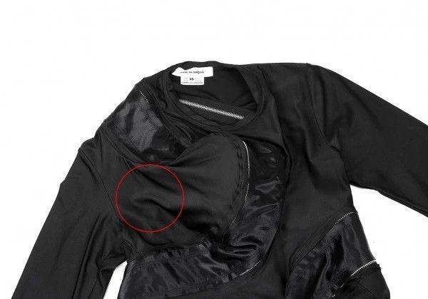 Comme des Garcons Comme Des Garcons Black Vintage Distorted Top Size XS / US 0-2 / IT 36-38 - 4 Thumbnail