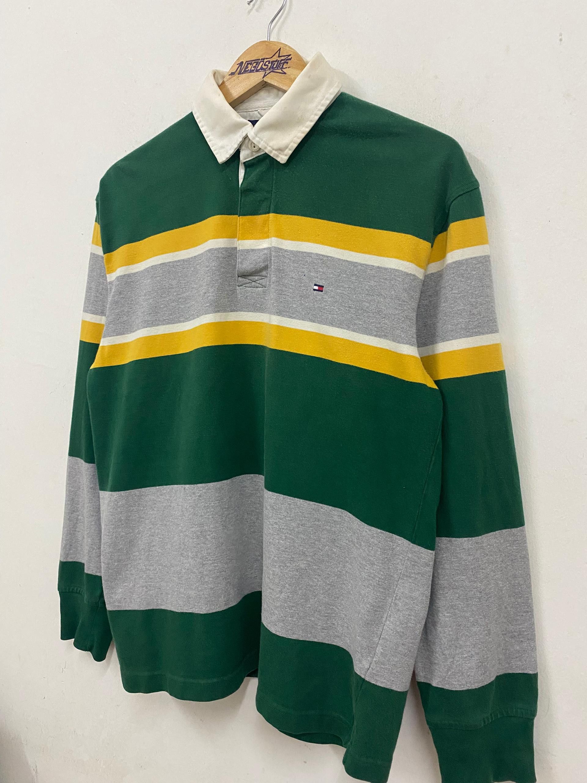 Tommy Hilfiger Vintage Tommy Hilfiger Rugby shirt stripe Size US S / EU 44-46 / 1 - 2 Thumbnail