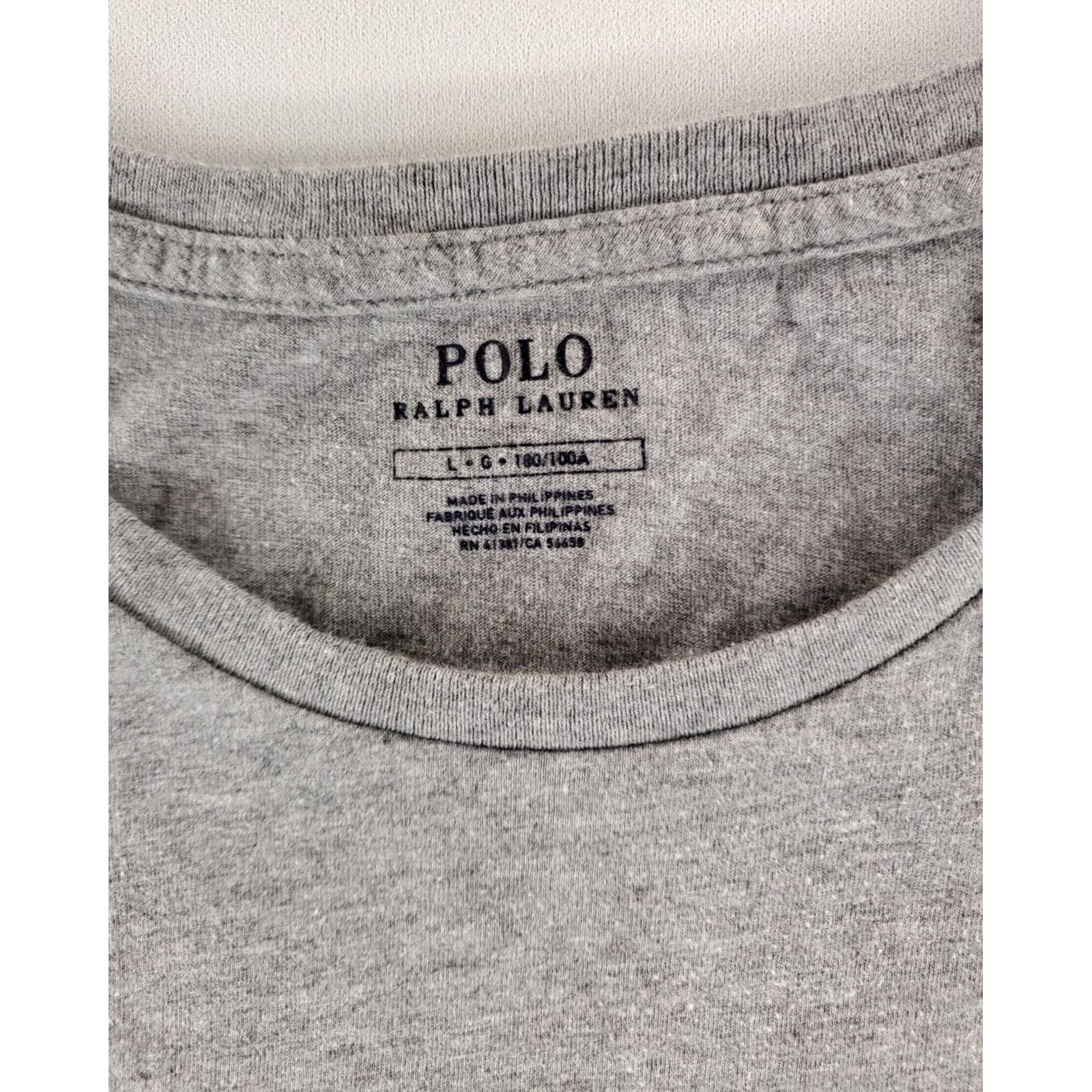 Polo Ralph Lauren Polo Ralph Lauren T Shirt Polo Bear Gray Mens L Size US L / EU 52-54 / 3 - 3 Thumbnail