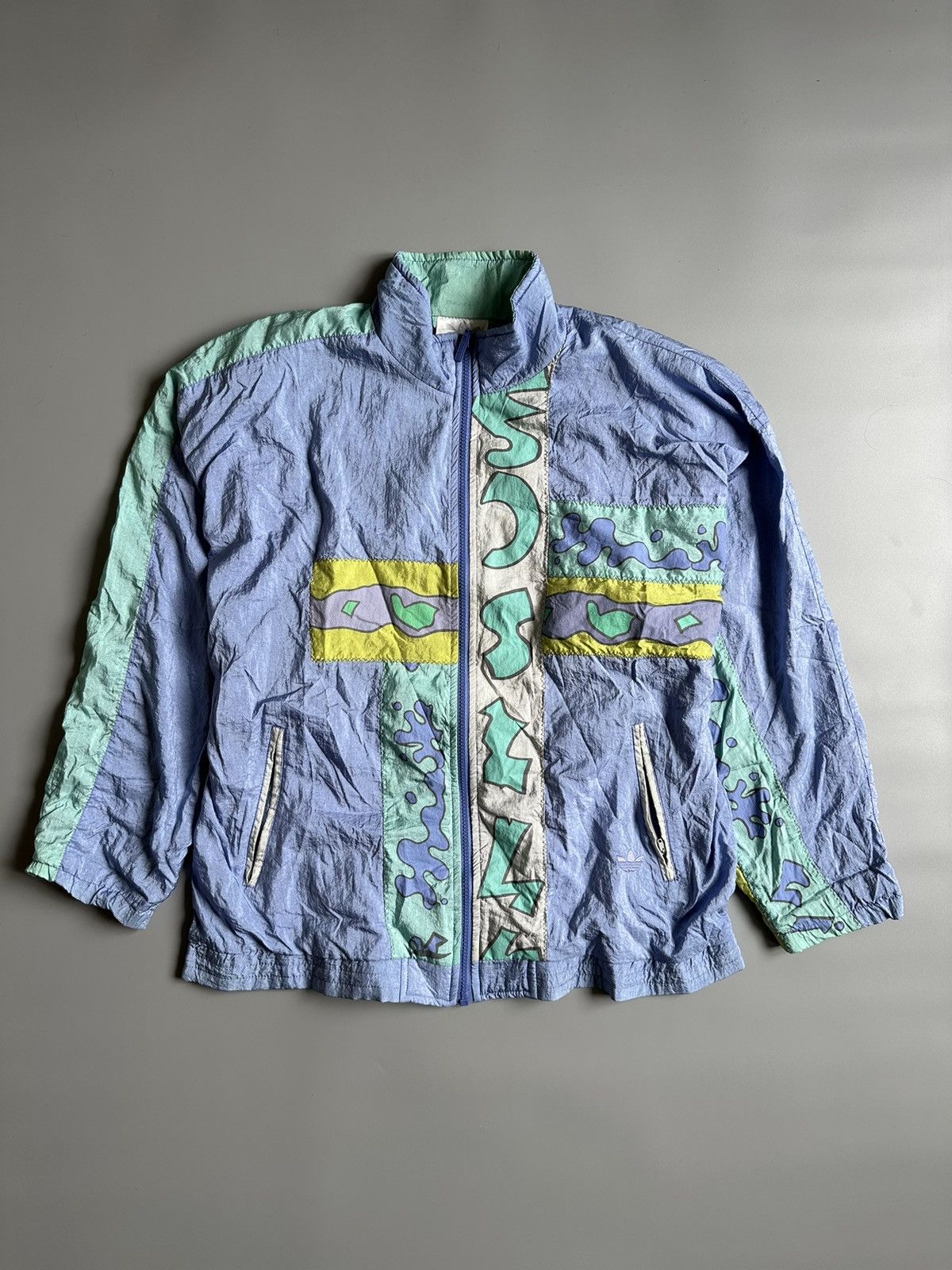Adidas Vintage 80s Adidas Nylon Tracksuit Jacket Pants Size M Size US M / EU 48-50 / 2 - 2 Thumbnail