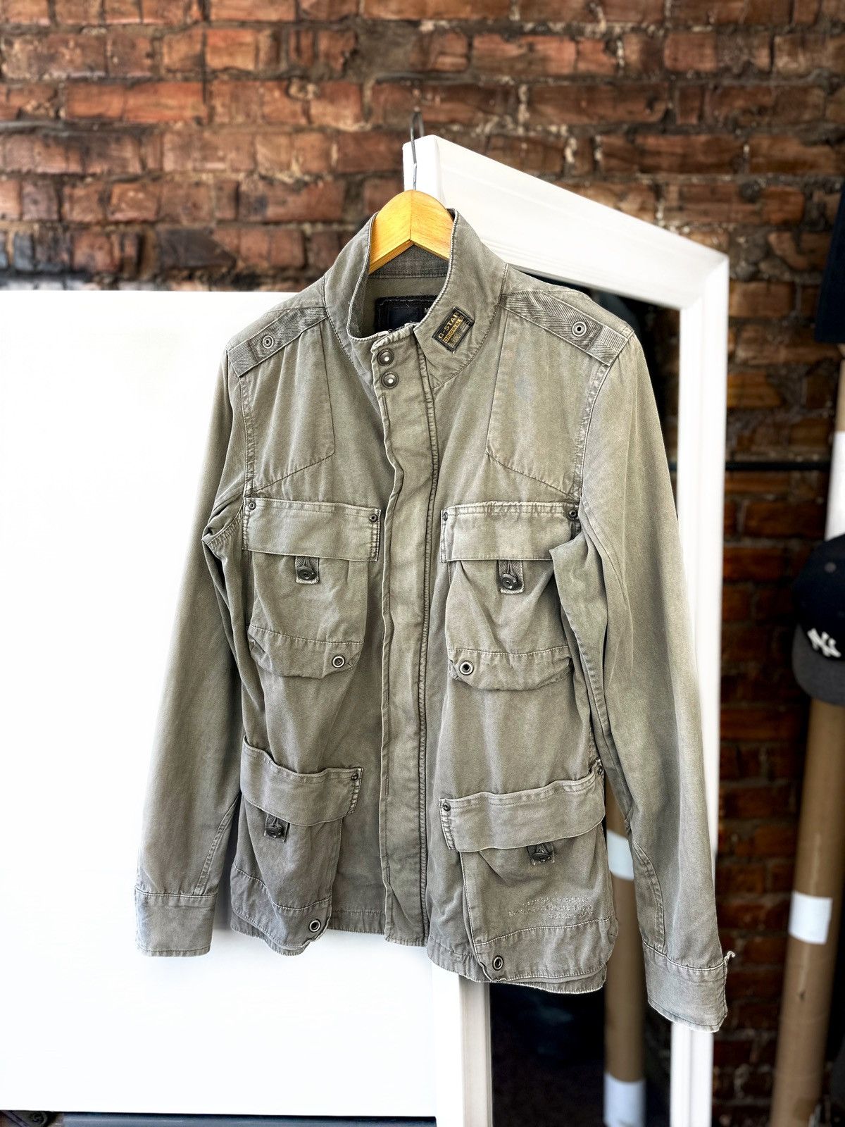 Vintage Men's Jacket G-Star Raw Military Multi Pocket
